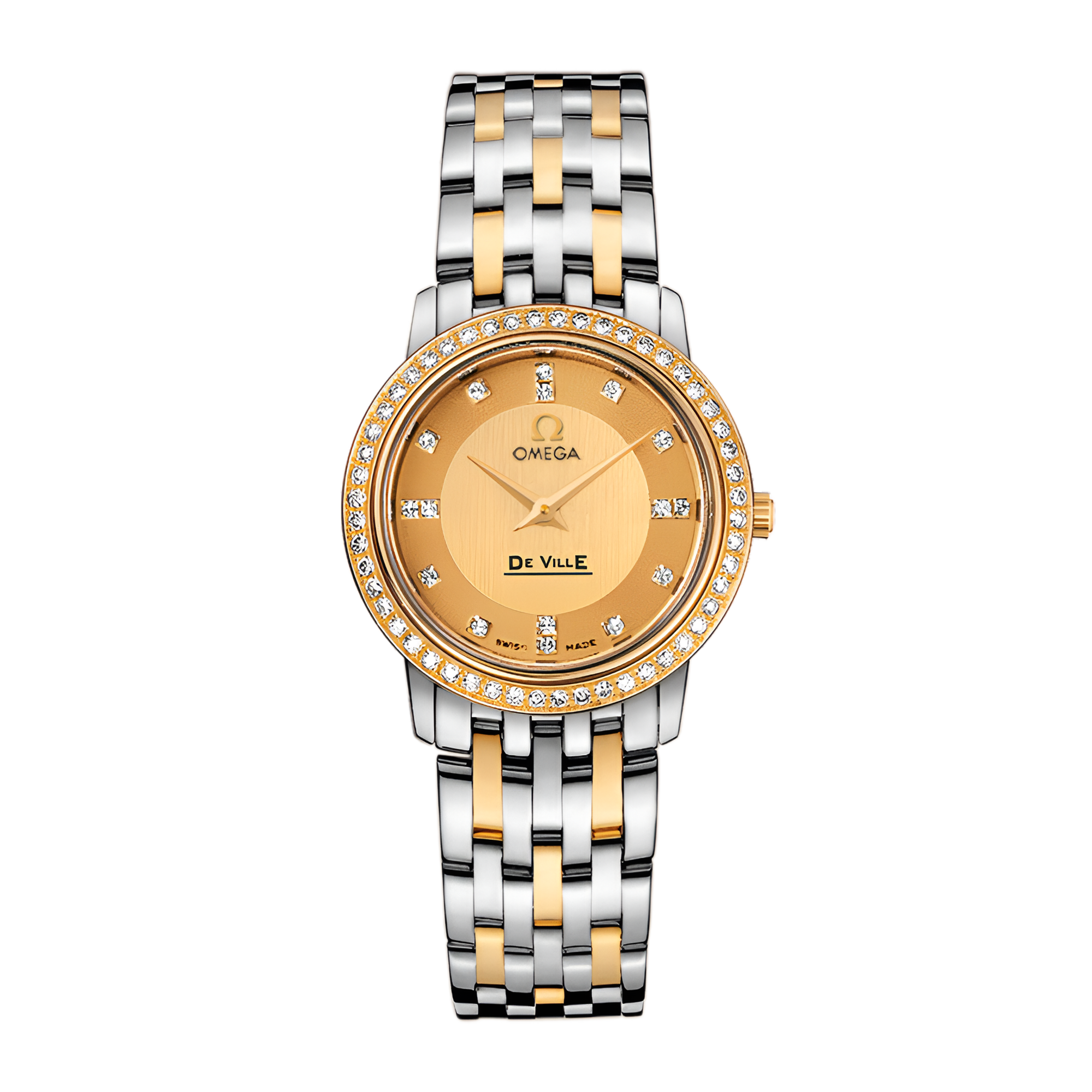 De Ville Yellow Gold & Steel Champagne Dial 27mm Product Image