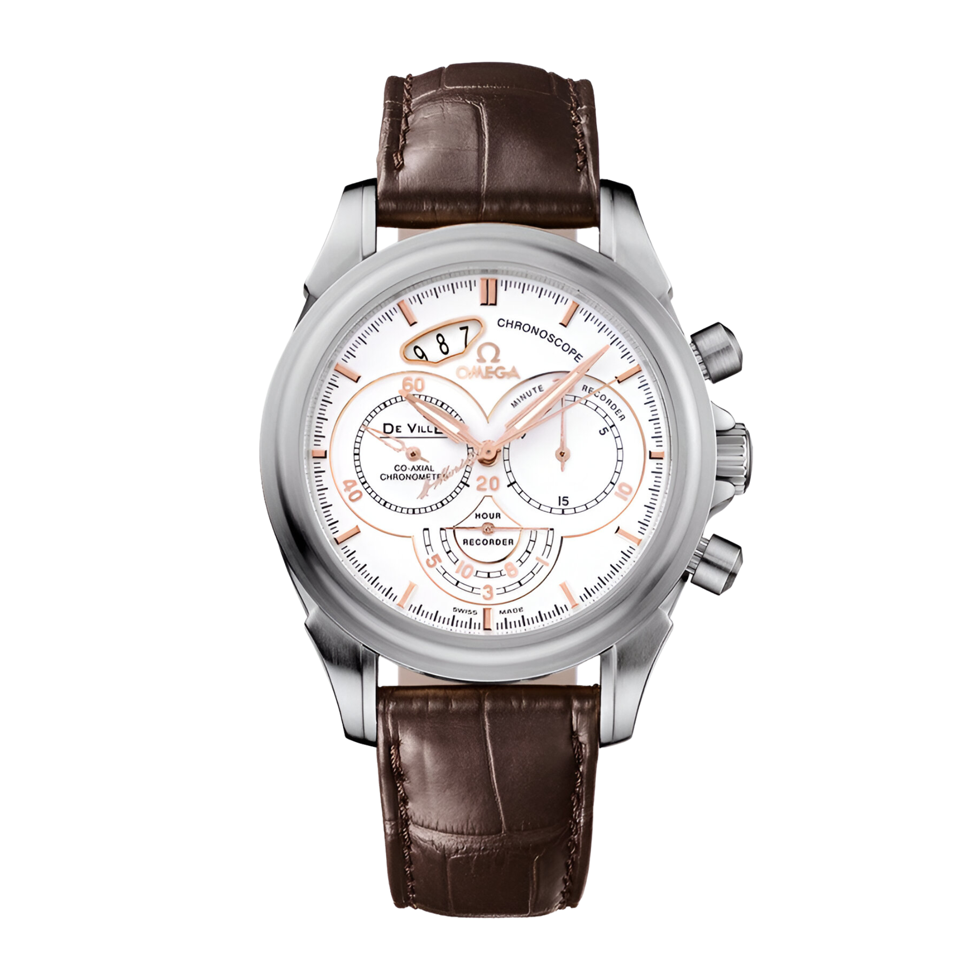 Omega De Ville Steel Black Dial 41mm 431.13.41.21.01.001 - Make an