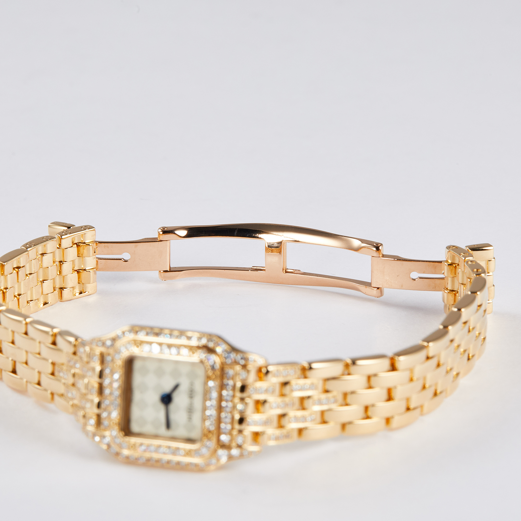 Panthère de Cartier Mini Panthere Yellow Gold Diamond White Dial Product Image 7