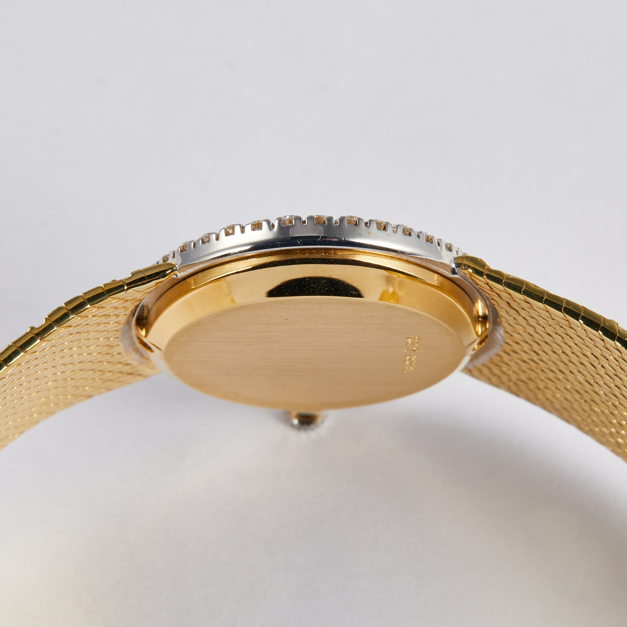 Oval Yellow Gold Diamond Blue Dial 36mm Product Image 5