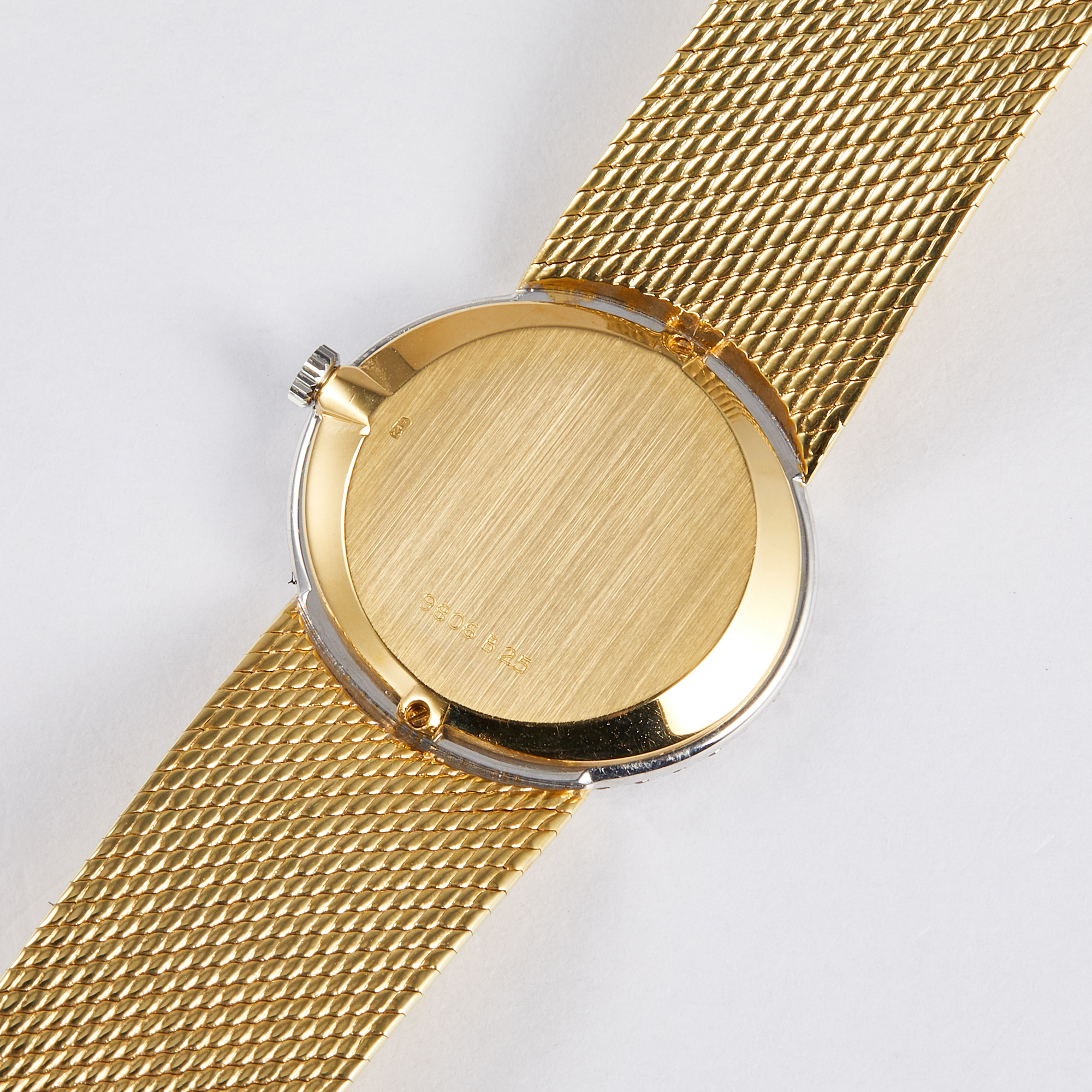 Oval Yellow Gold Diamond Blue Dial 36mm Product Image 6
