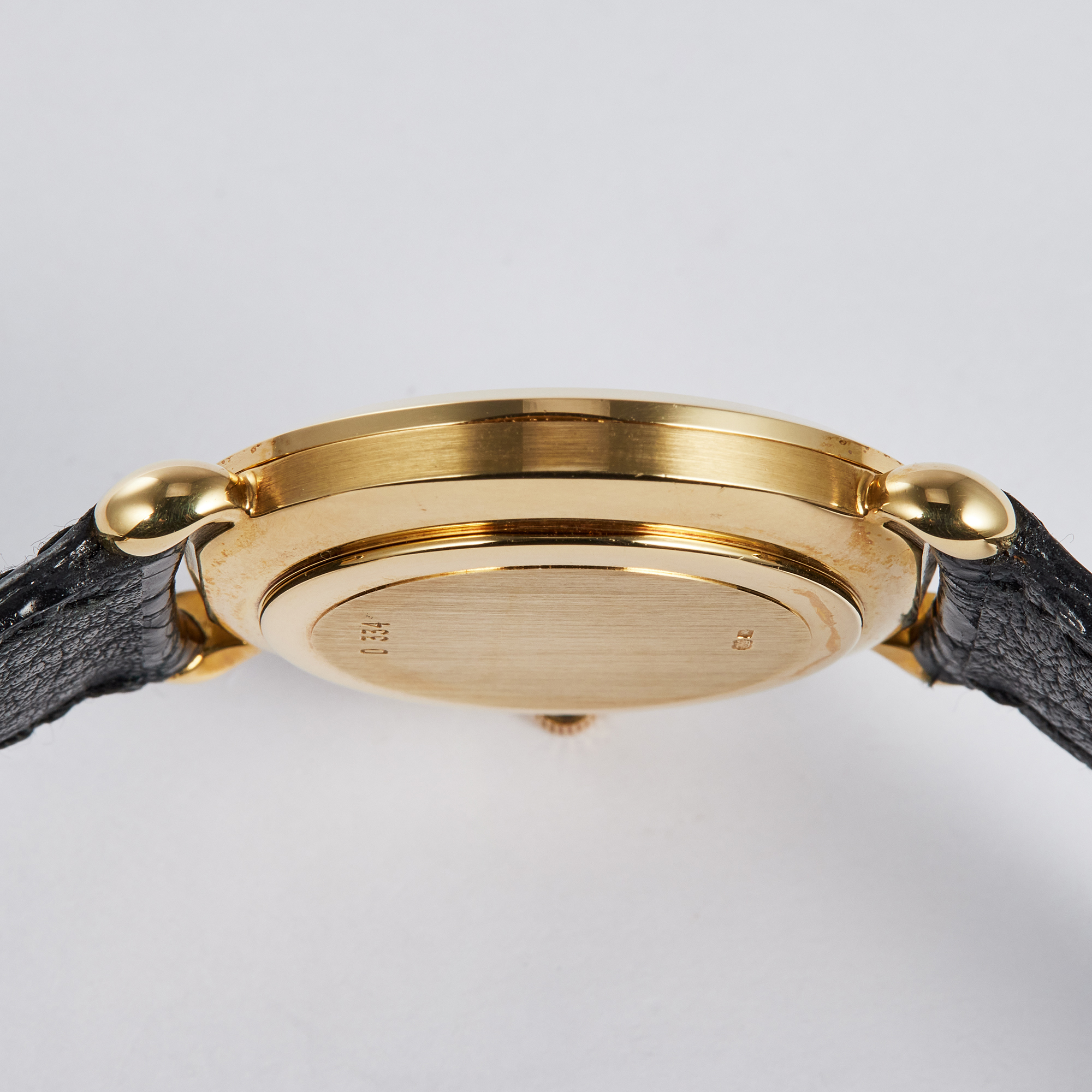 Vintage Tear-Drop Lug Yellow Gold White Dial 32mm Product Image 6