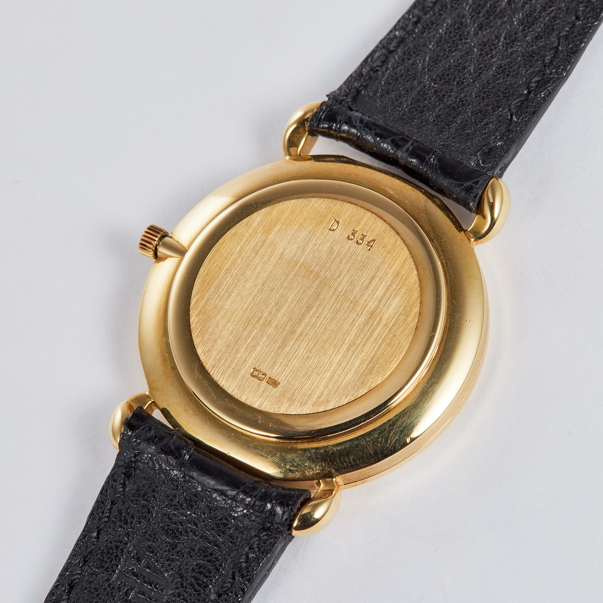 Vintage Tear-Drop Lug Yellow Gold White Dial 32mm Product Image 8