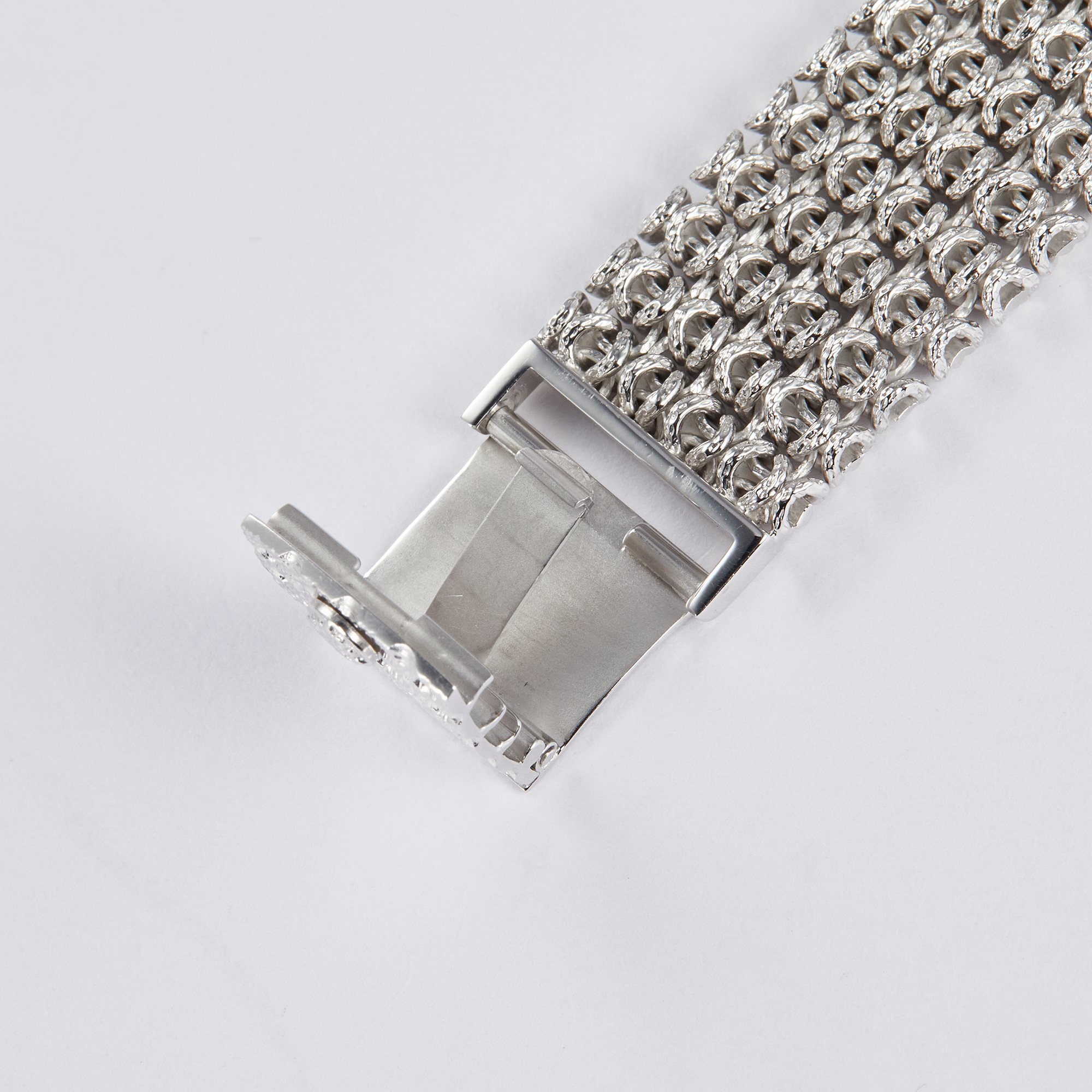 Vintage White Gold Diamond Blue Dial 33mm Product Image 8
