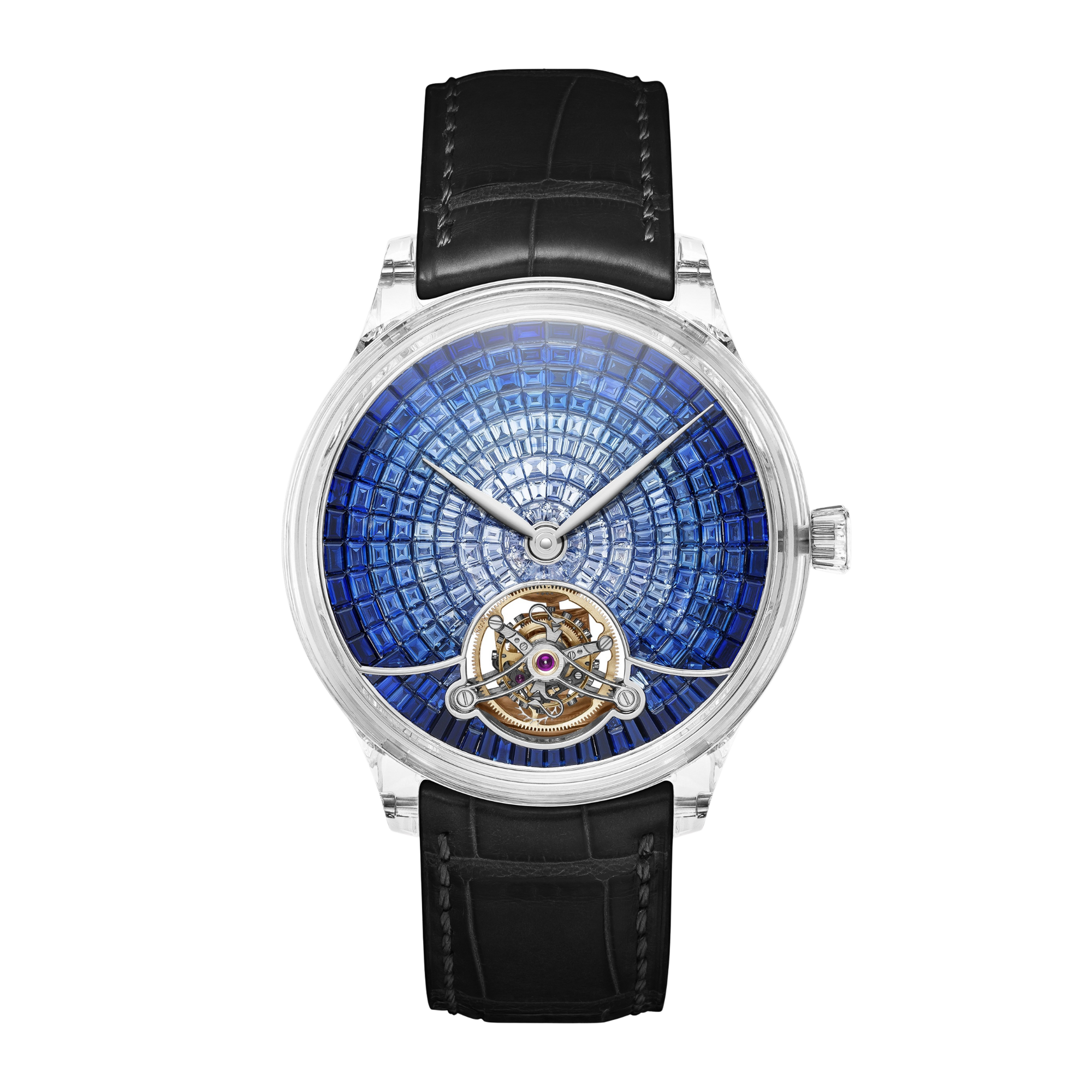 Venturer 39 Tourbillon White Gold Paved Dial Product Image