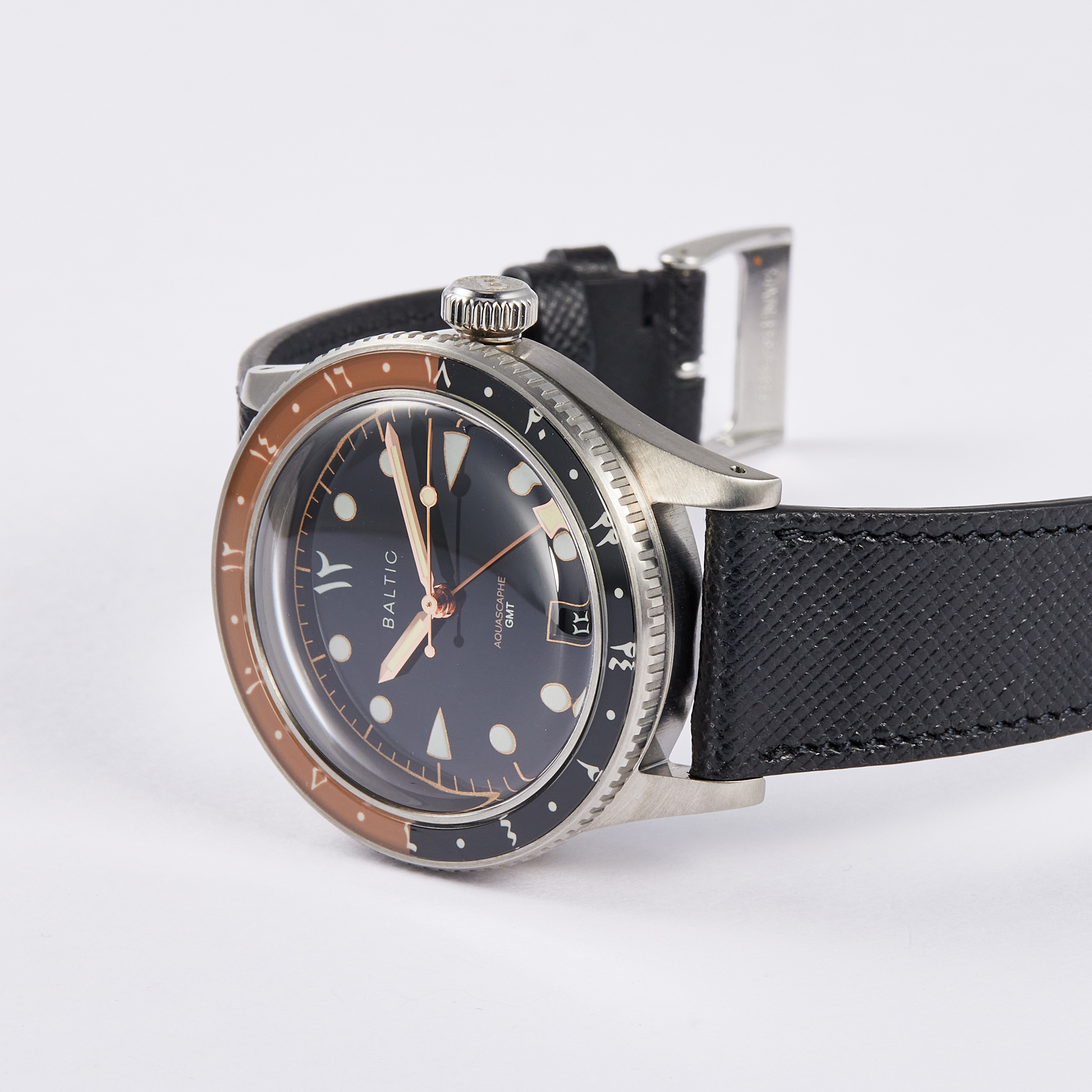 Aquascape GMT Orange Steel Black Dial 39mm Product Image 5