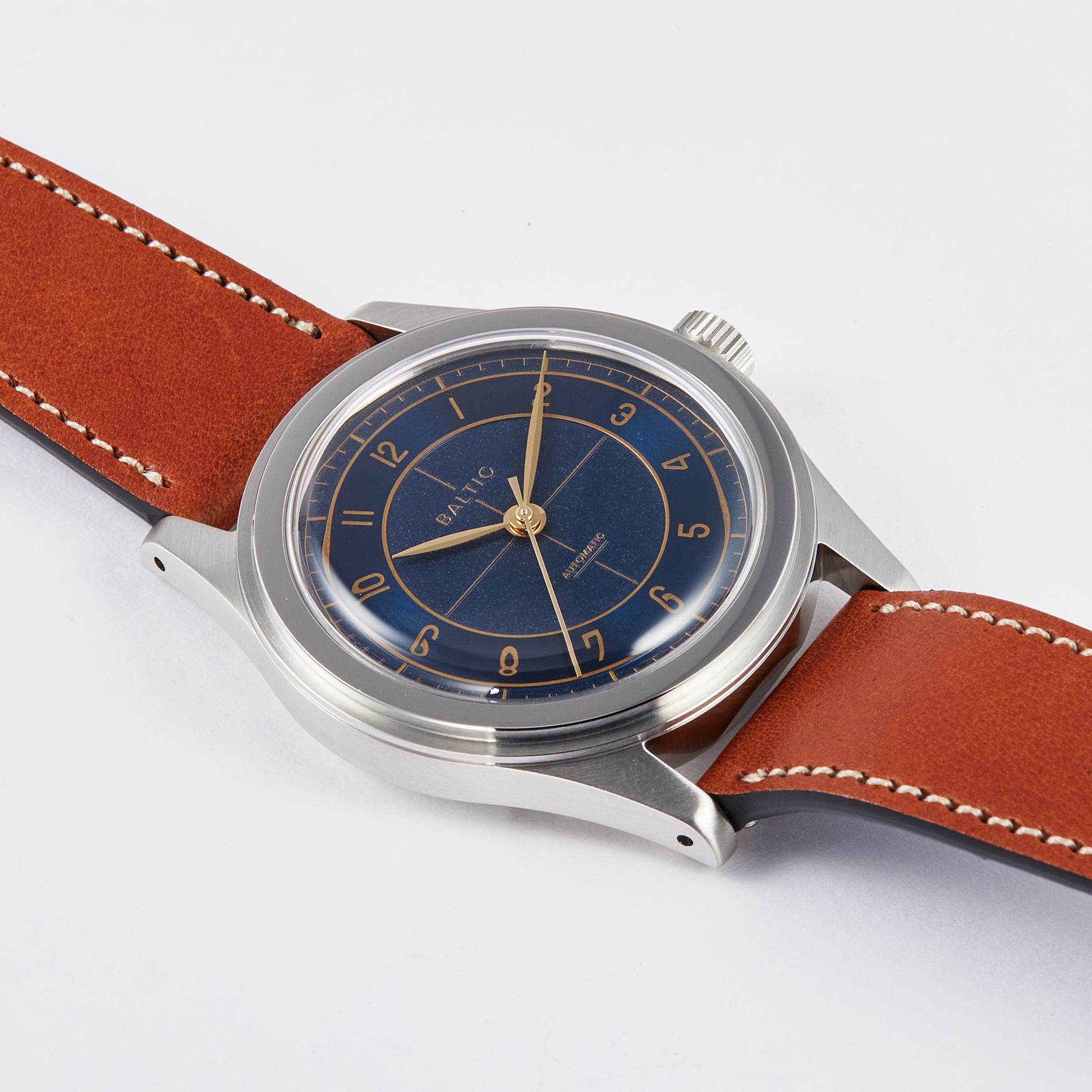 HMS 002 Steel Blue Gilt Dial 38mm Product Image 2