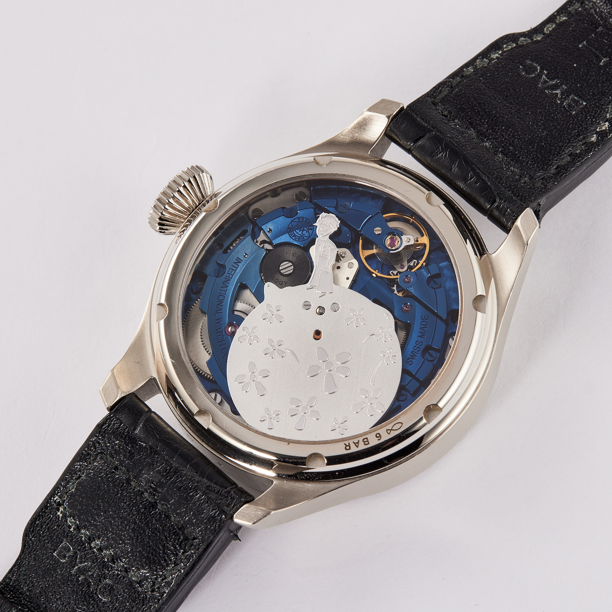 Pilot's Watch Annual Calendar Le Petit Prince White Gold Blue Dial 46mm Product Image 7