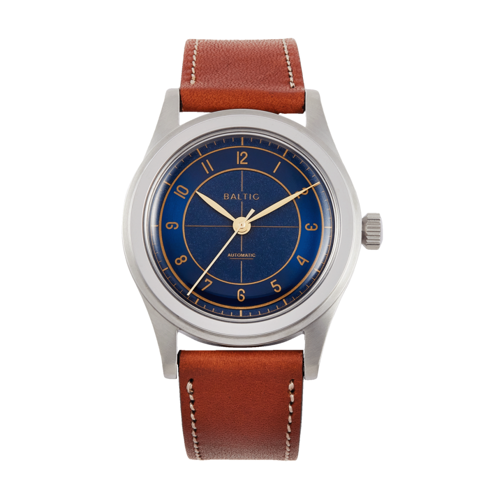 HMS 002 Steel Blue Gilt Dial 38mm Product Image
