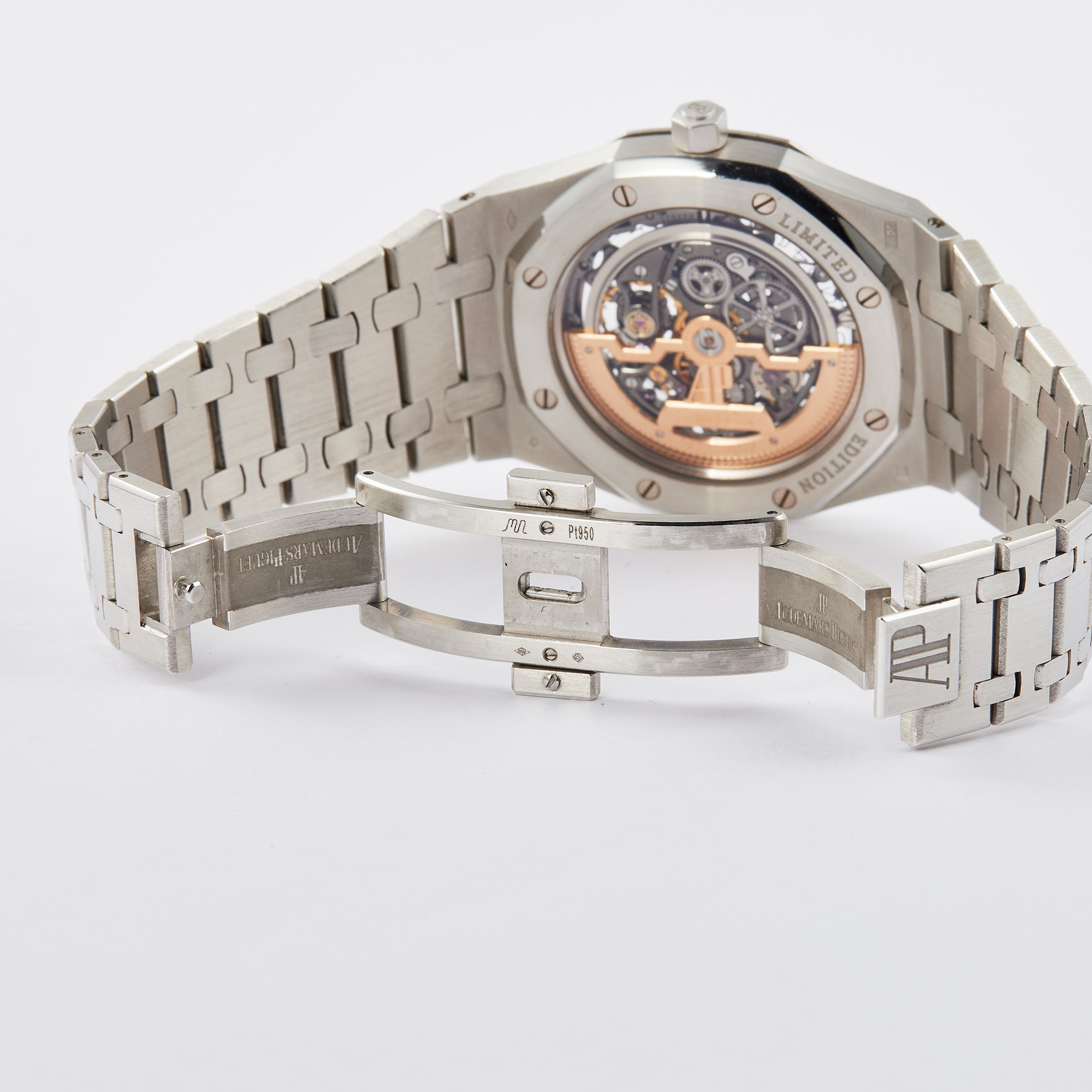 Royal Oak Extra-Thin 40th Anniversary Platinum Openworked 39mm Product Image 8