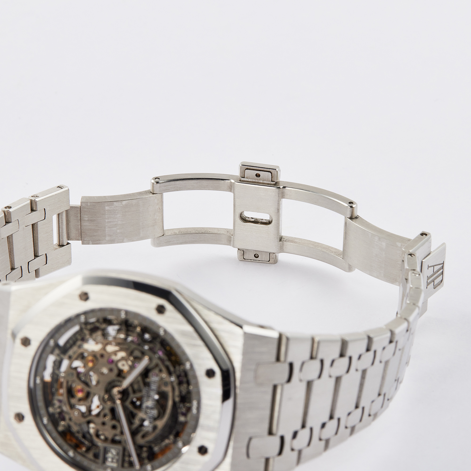 Royal Oak Extra-Thin 40th Anniversary Platinum Openworked 39mm Product Image 9