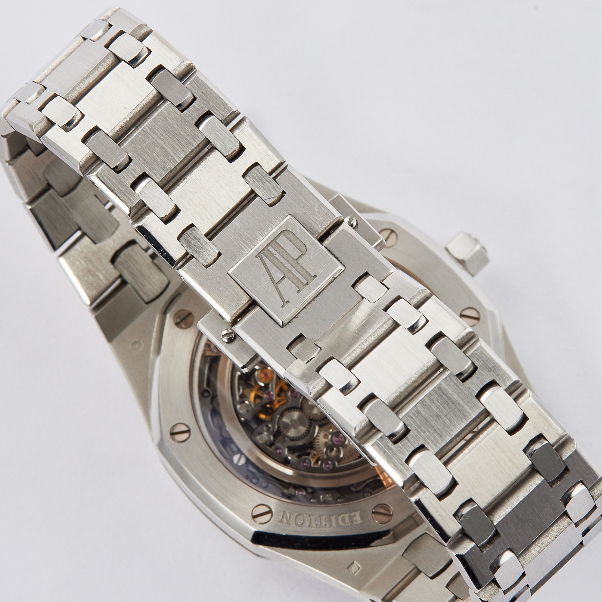 Royal Oak Extra-Thin 40th Anniversary Platinum Openworked 39mm Product Image 10