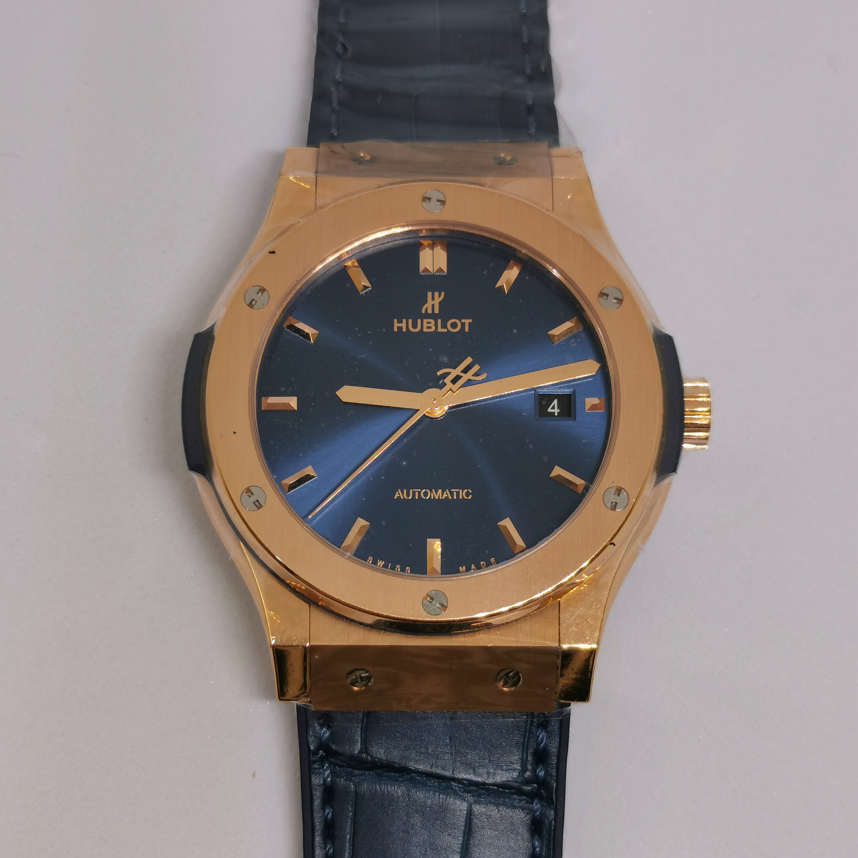 Classic Fusion Rose Gold Blue Dial 42mm Product Image 2