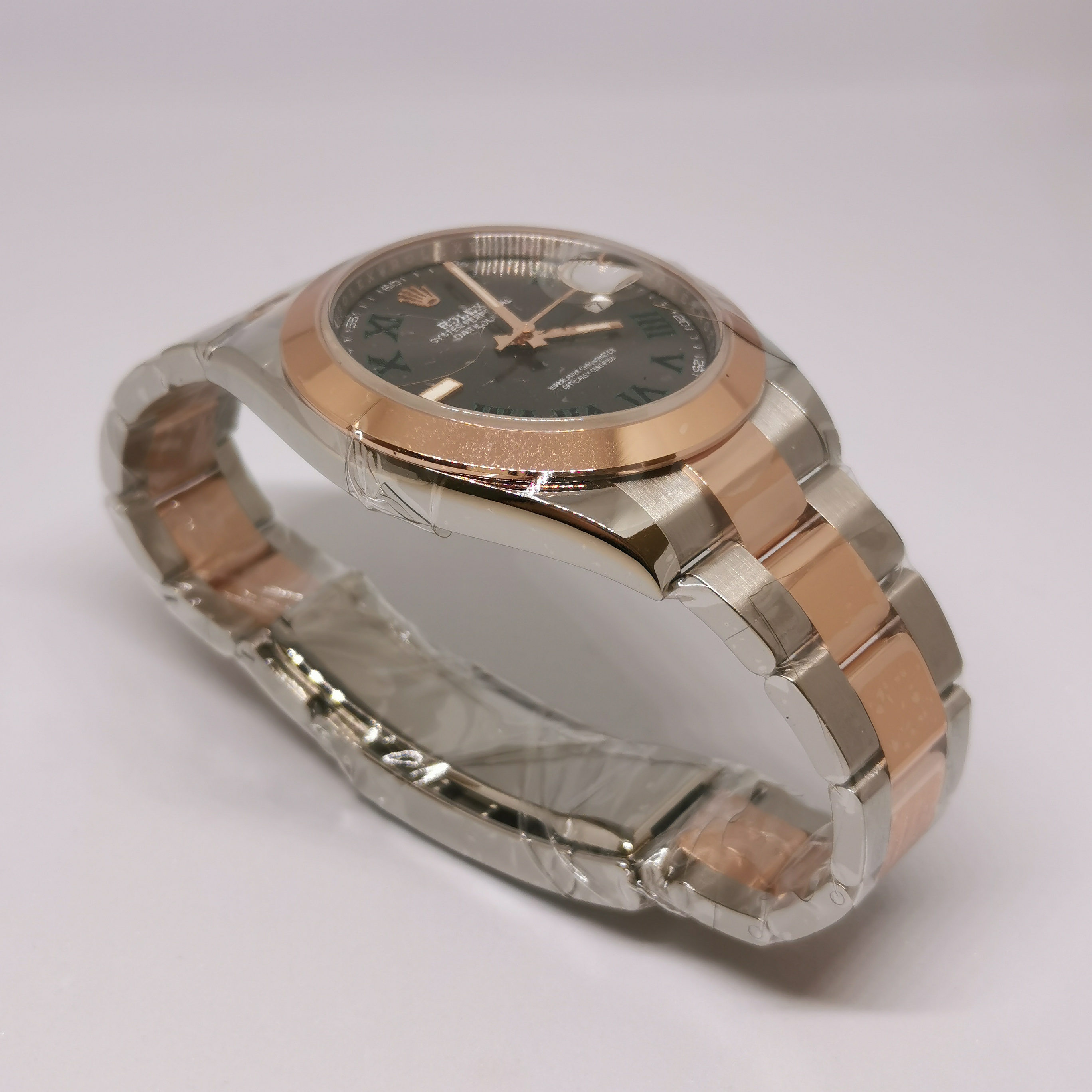 Datejust "Wimbledon" Rose Gold & Steel Grey Dial 41mm Product Image 5