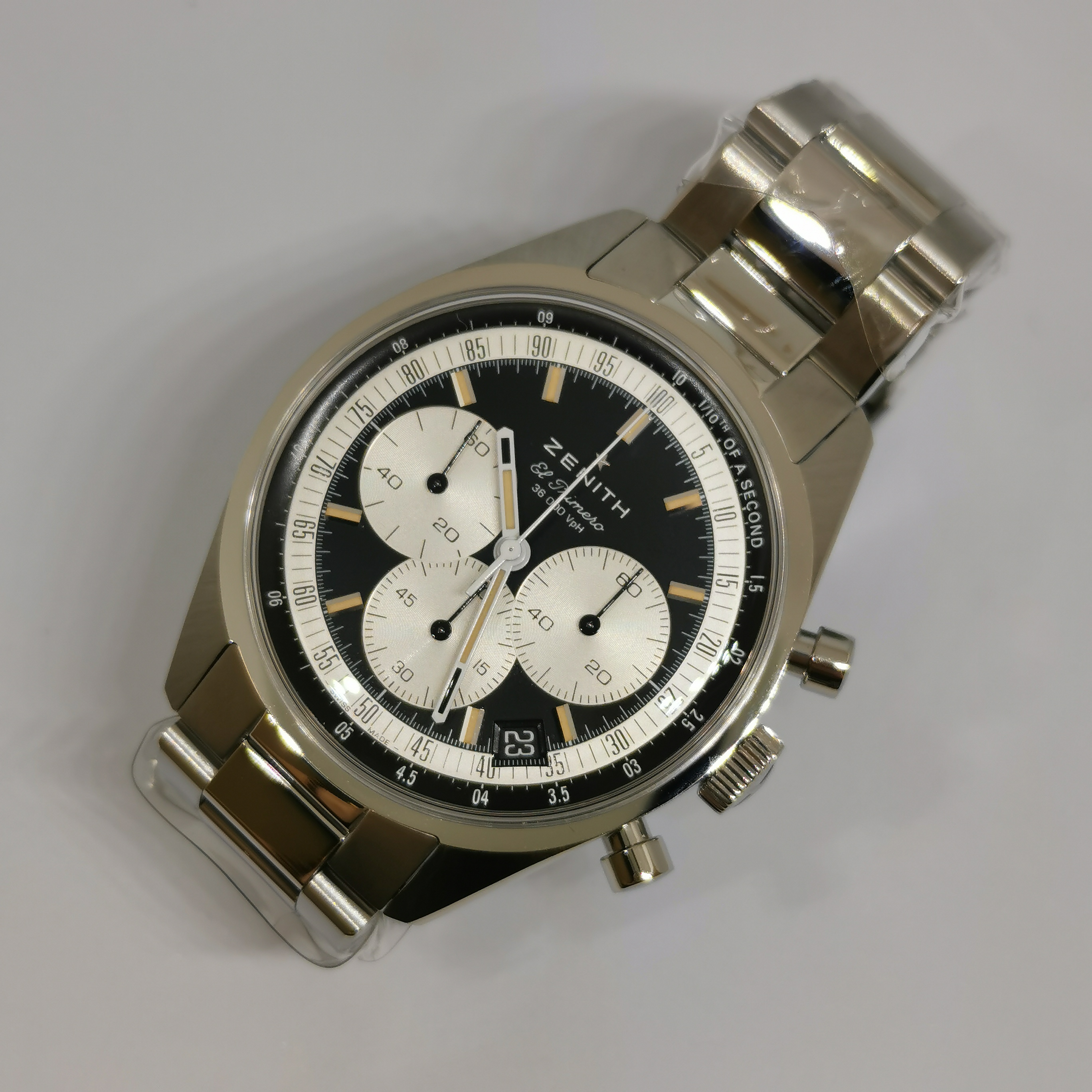 Chronomaster "EP Original" Steel Black Dial 38mm Product Image 3