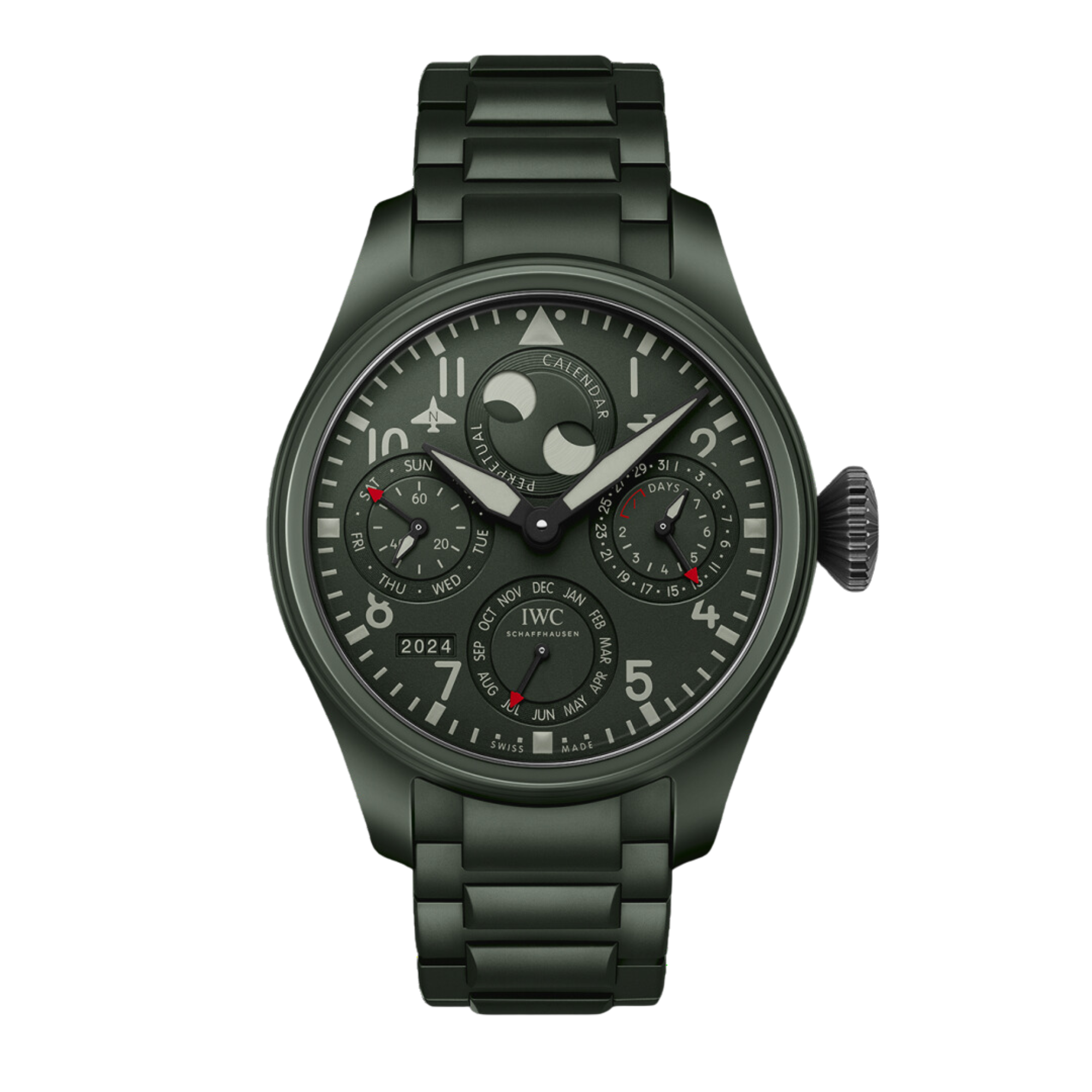 Big Pilot's Watch Top Gun "Forestland" Ceramic Green Dial 46mm Product Image