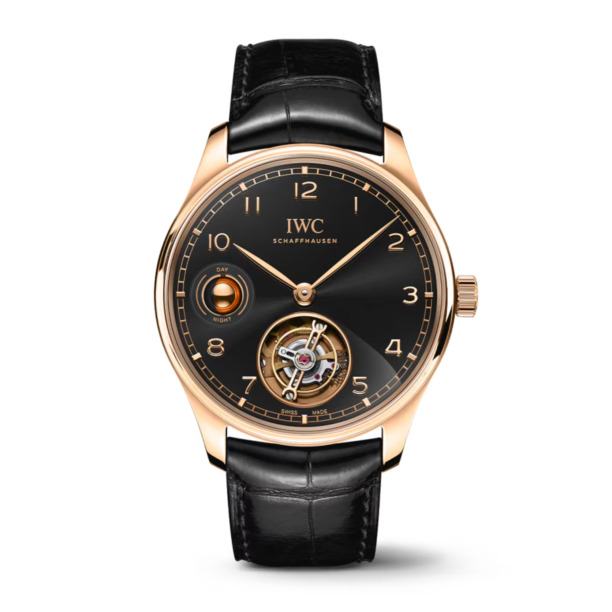 Portugieser 42 Tourbillon Day & Night Armour Gold Black Dial Product Image