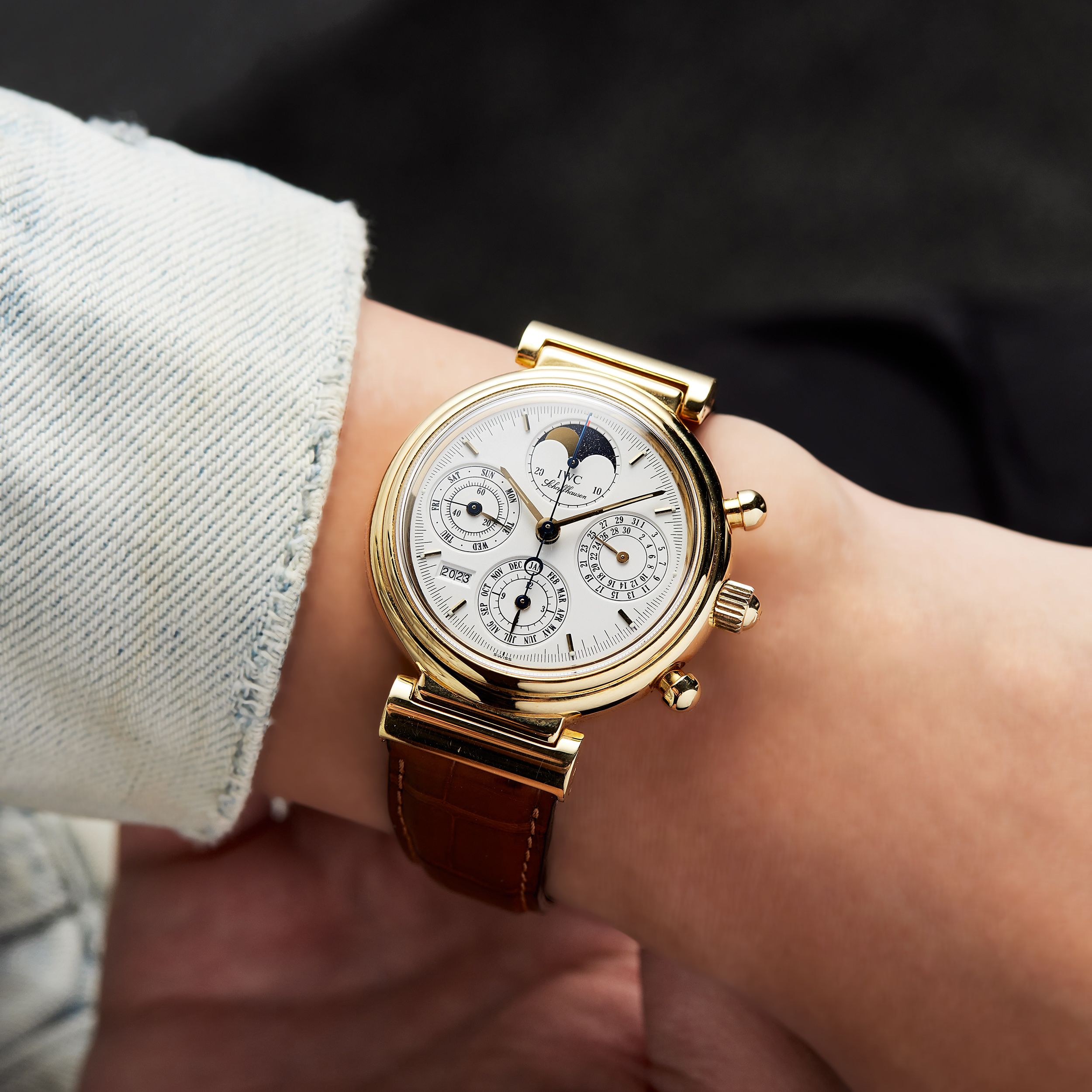 Da Vinci DaVinci Perpetual Calendar Yellow Gold White Dial 39mm Product Image