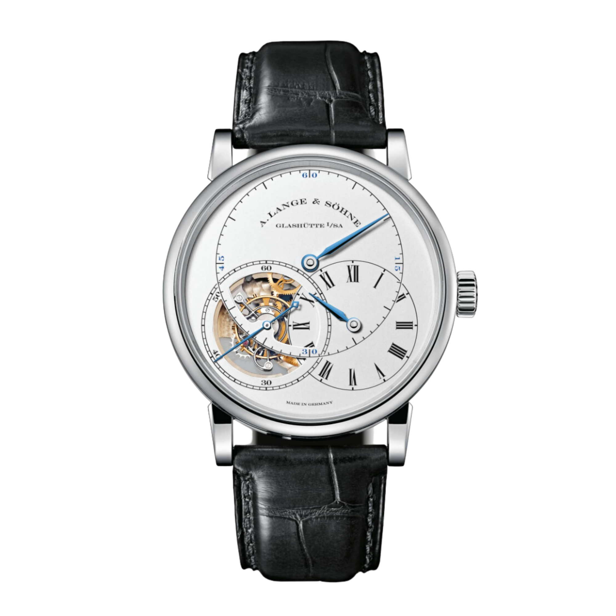 Richard Lange Tourbillon "Pour le Mérite" White Gold Silver DIal 42mm Product Image