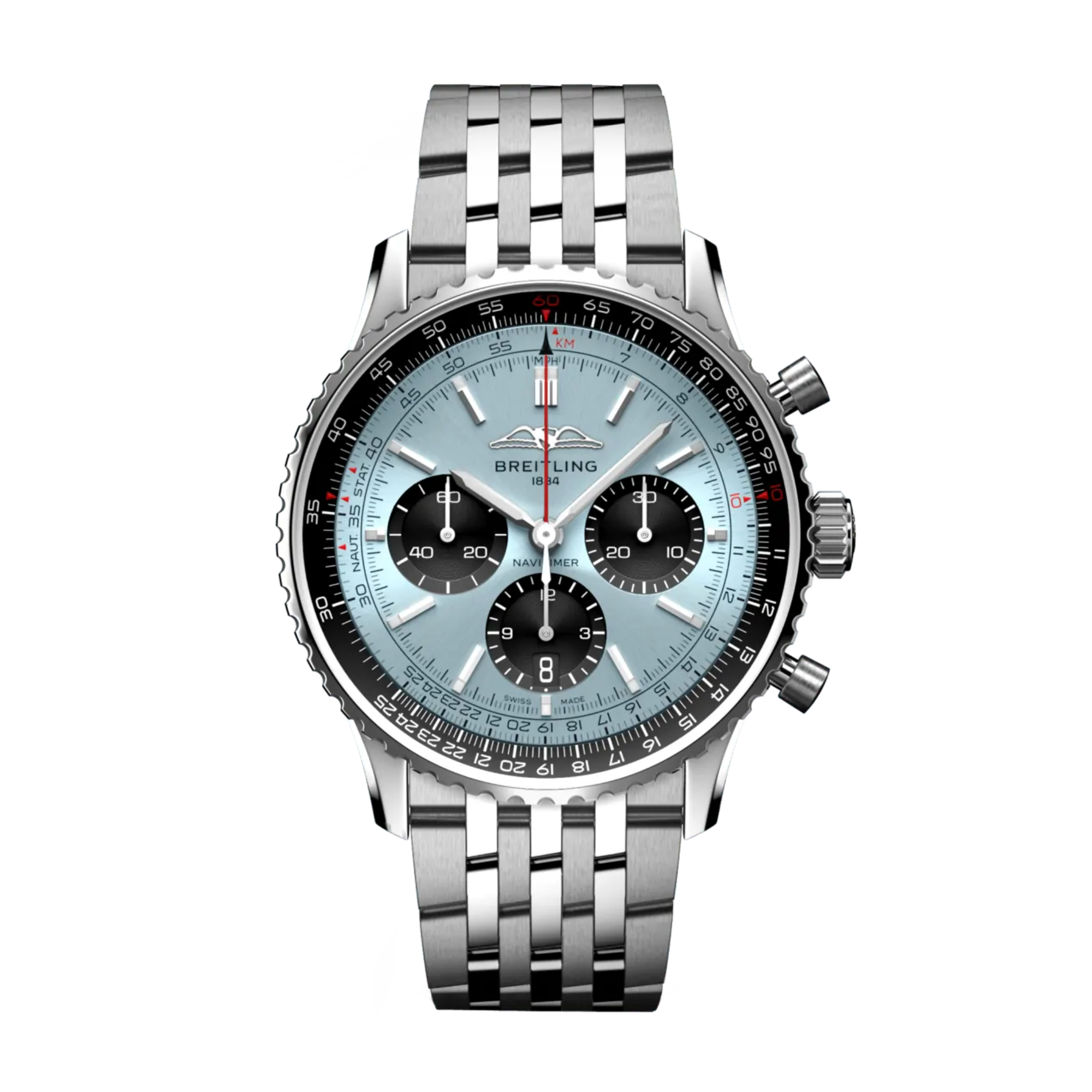 Navitimer B01 Chronograph Steel Ice Blue Dial 43mm Product Image