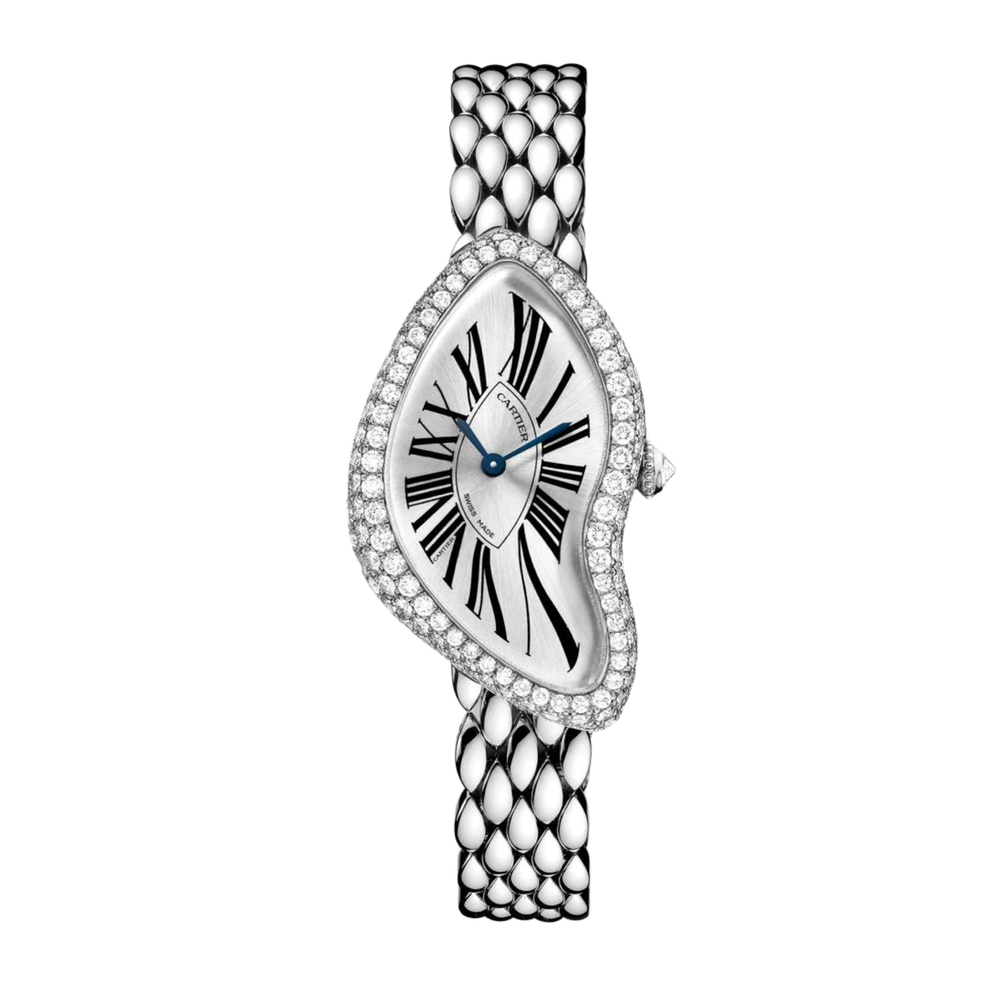 Crash de Cartier White Gold Diamond Silver Dial 38mm Product Image