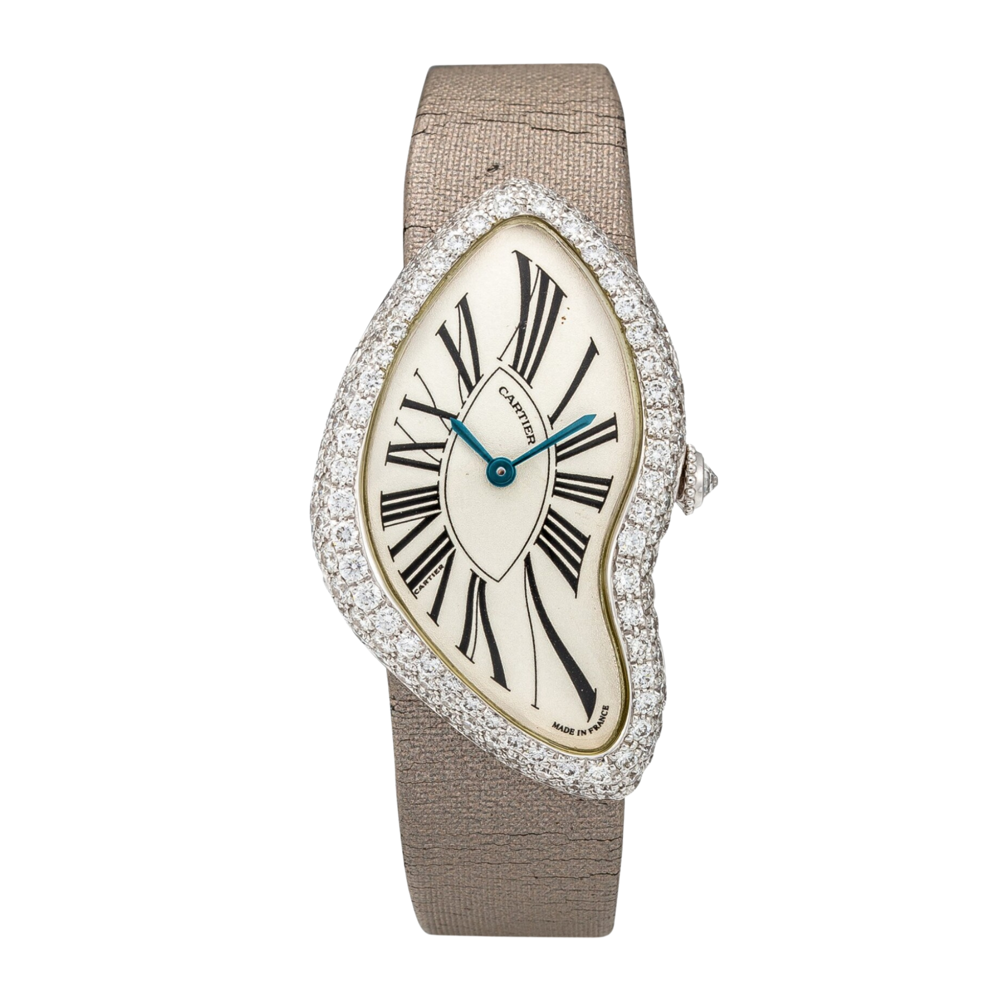 ゴルチェ　Cartier　2pac 　avalanche 　stabridge Cartier Crash de Cartier Yellow Gold Silver Dial 38mm