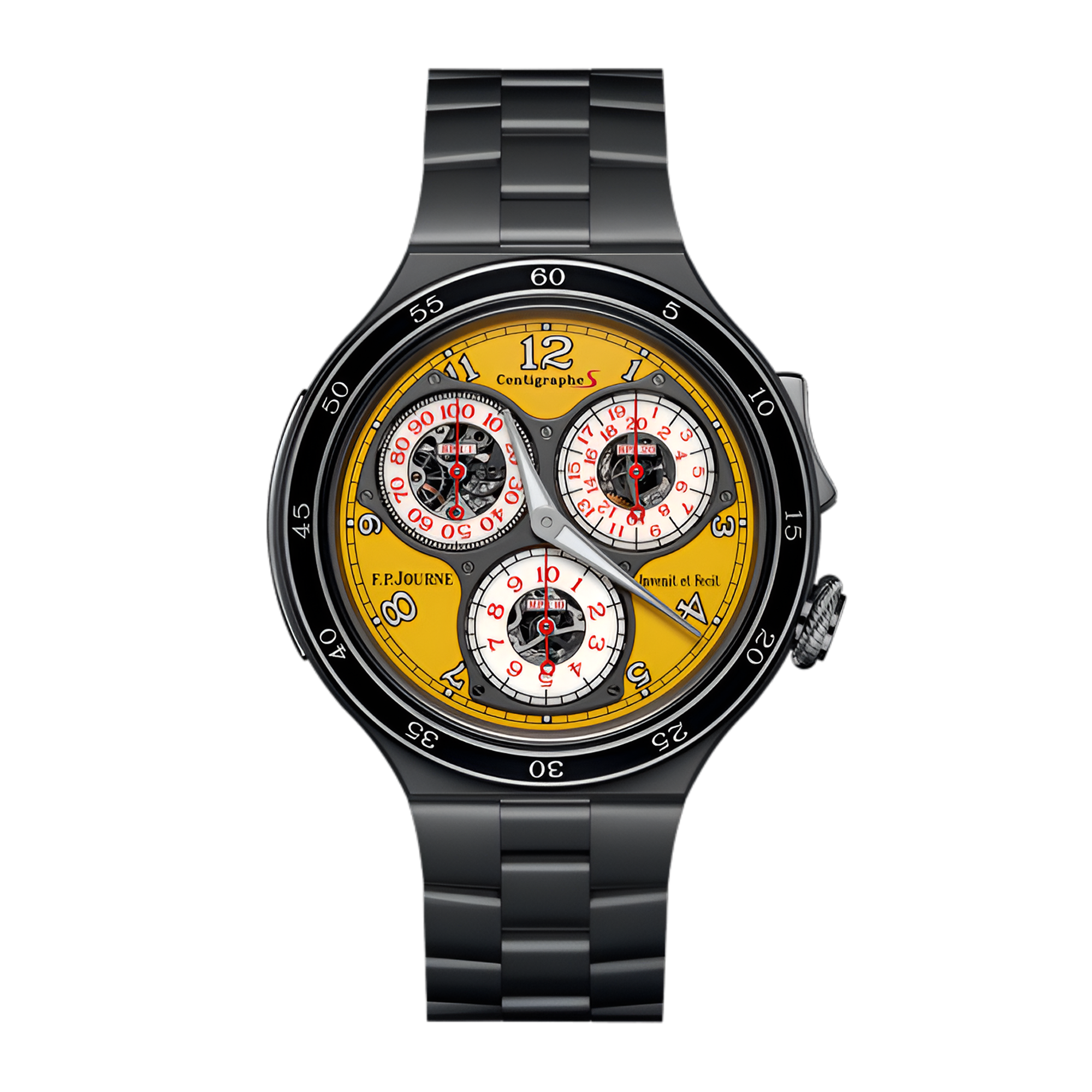 Chronographe Rattrapante Titanium Yellow Dial 44mm Product Image