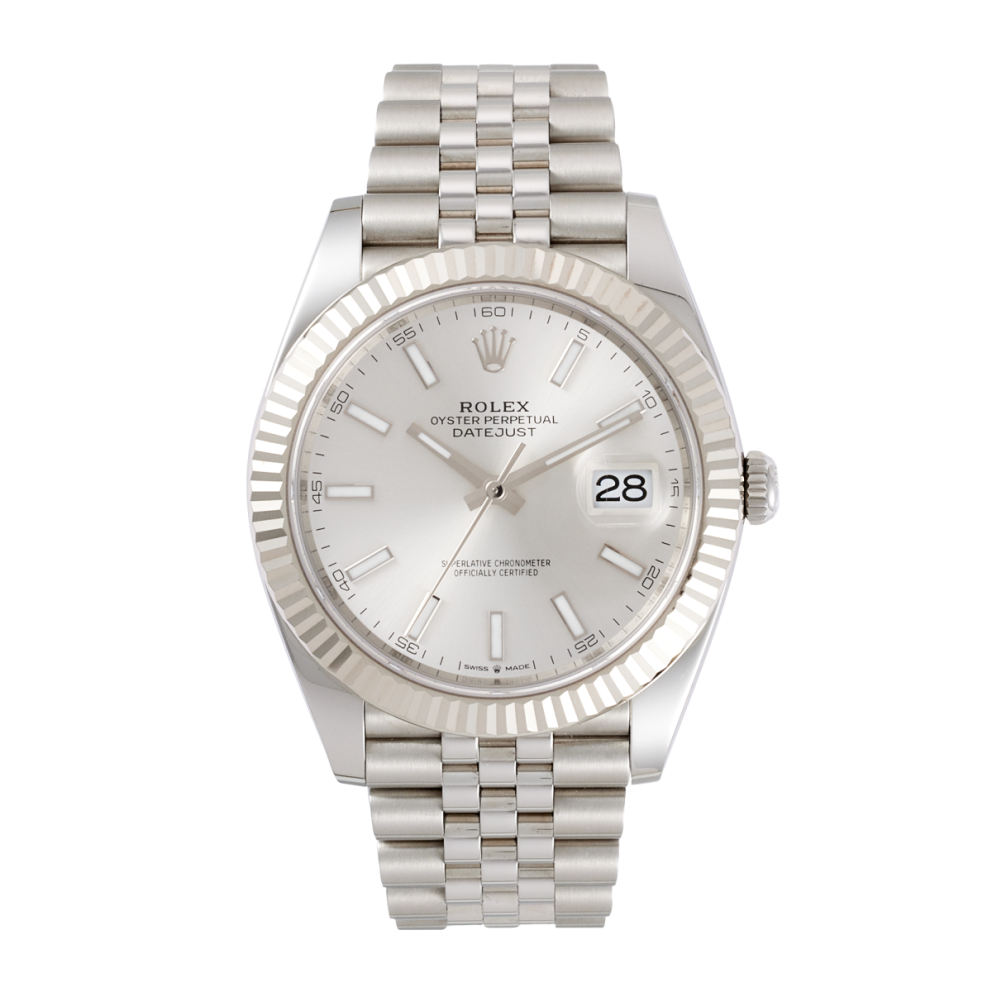 Rolex Datejust Steel Jubilee Silver Dial 41mm 126334-0004