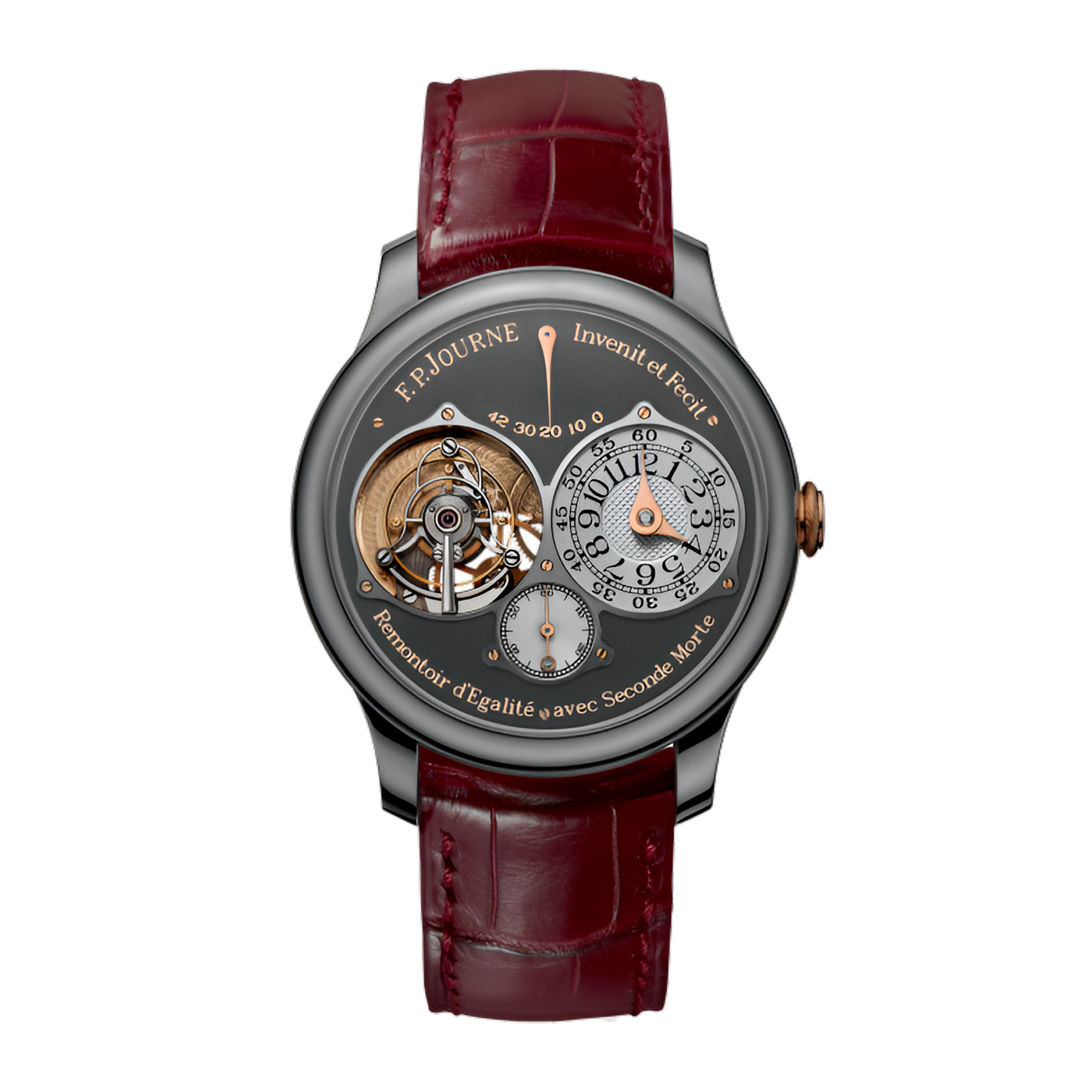 Chronometre Tourbillon Souverain Titanium ruthenium Dial 40mm Product Image