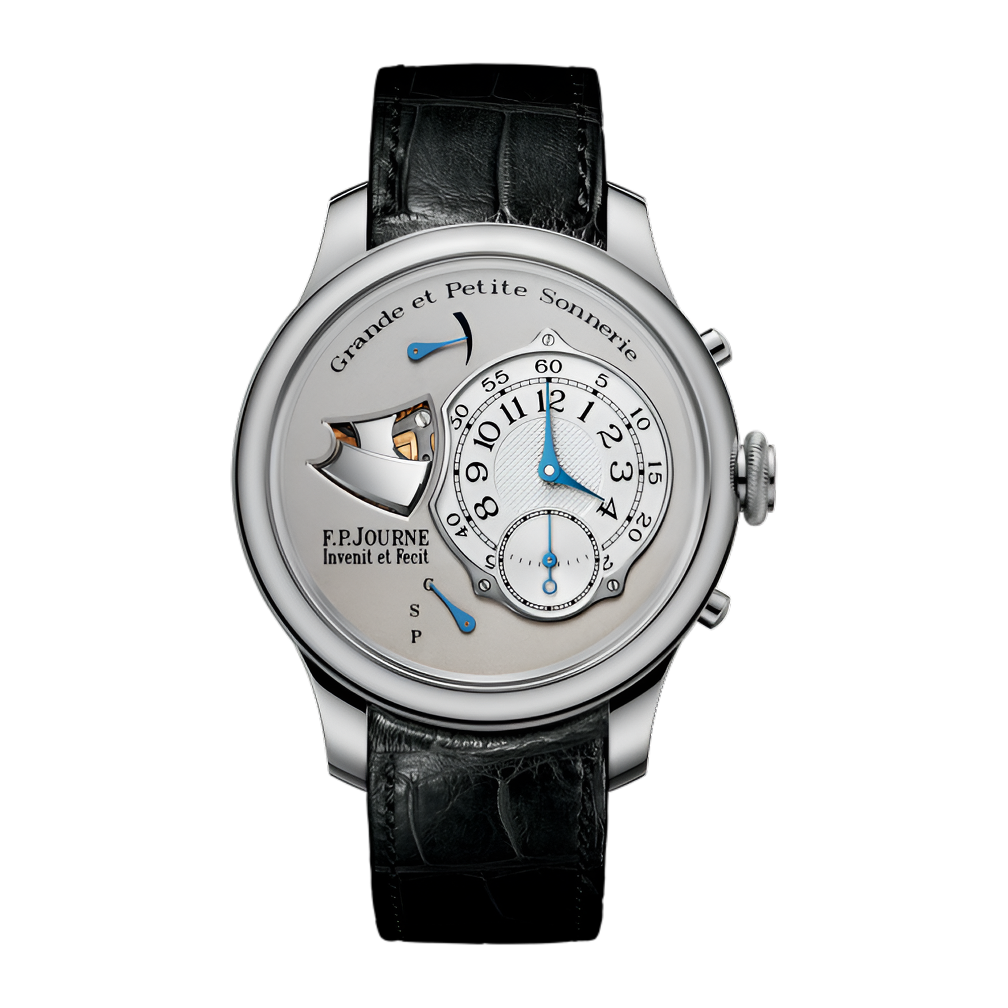 Sonnerie Souveraine Steel White Gold & Silver Dial 42mm Product Image