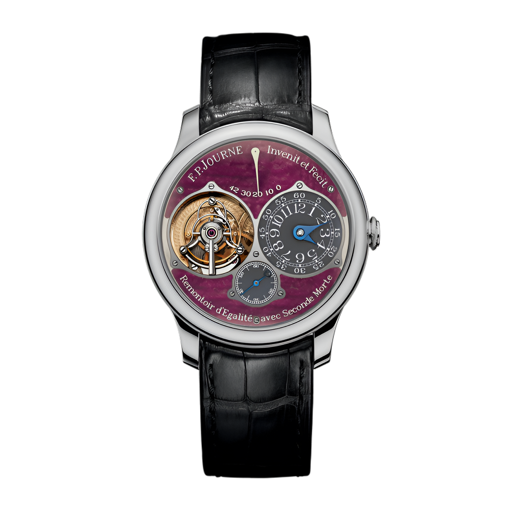 Tourbillon Souverain Cœur De Rubis Platinum Red Dial 40mm Product Image