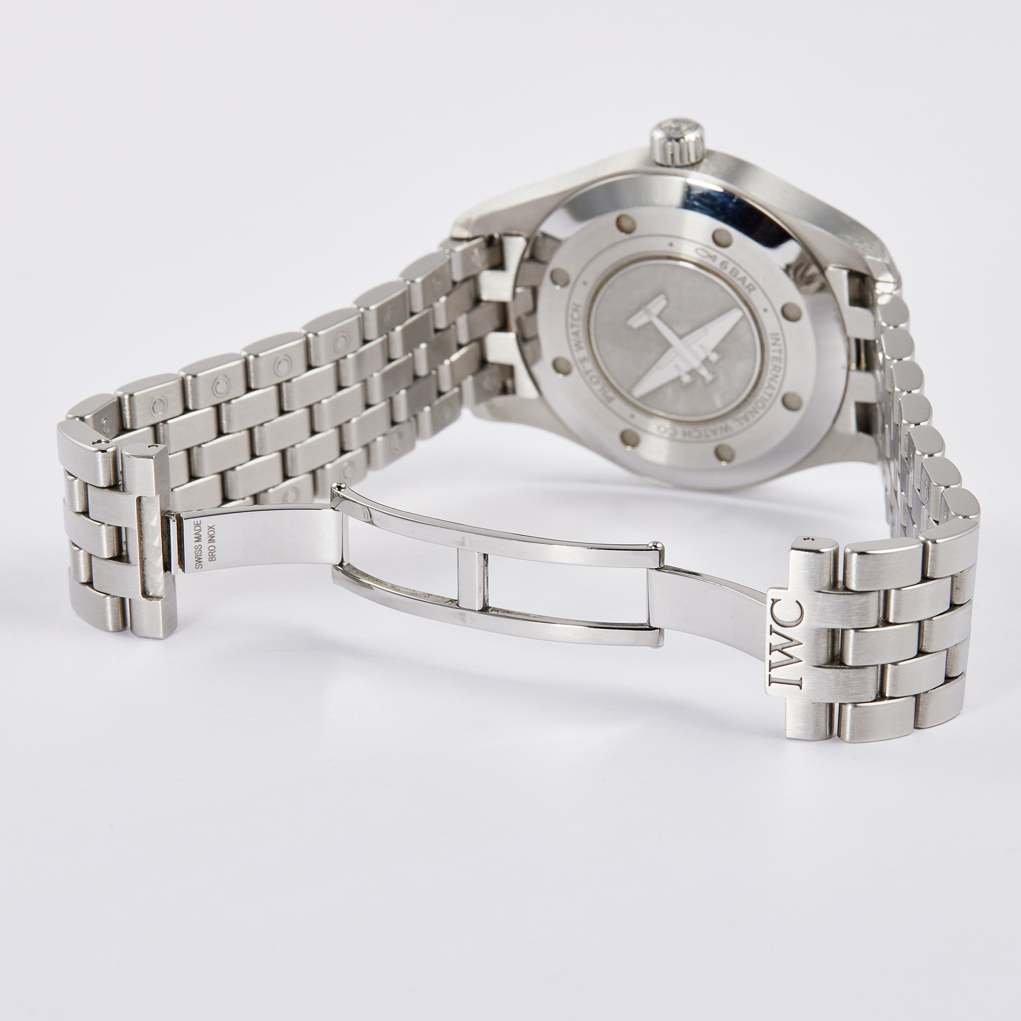 Pilot's Watch Steel Black Dial 36mm Product Image 8