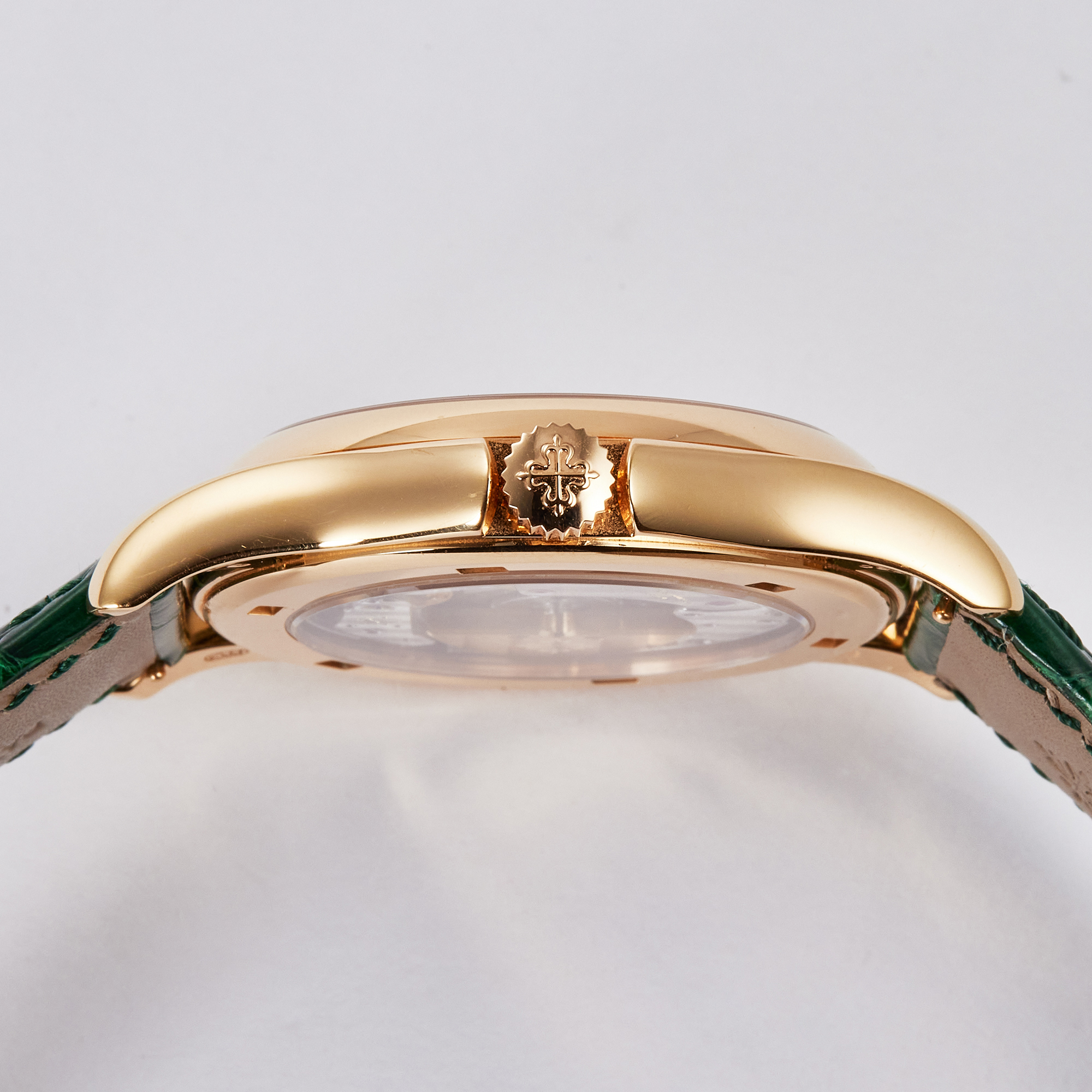 World Time Rose Gold Cloisonne Enamel USA Asia Map 39mm Product Image 7