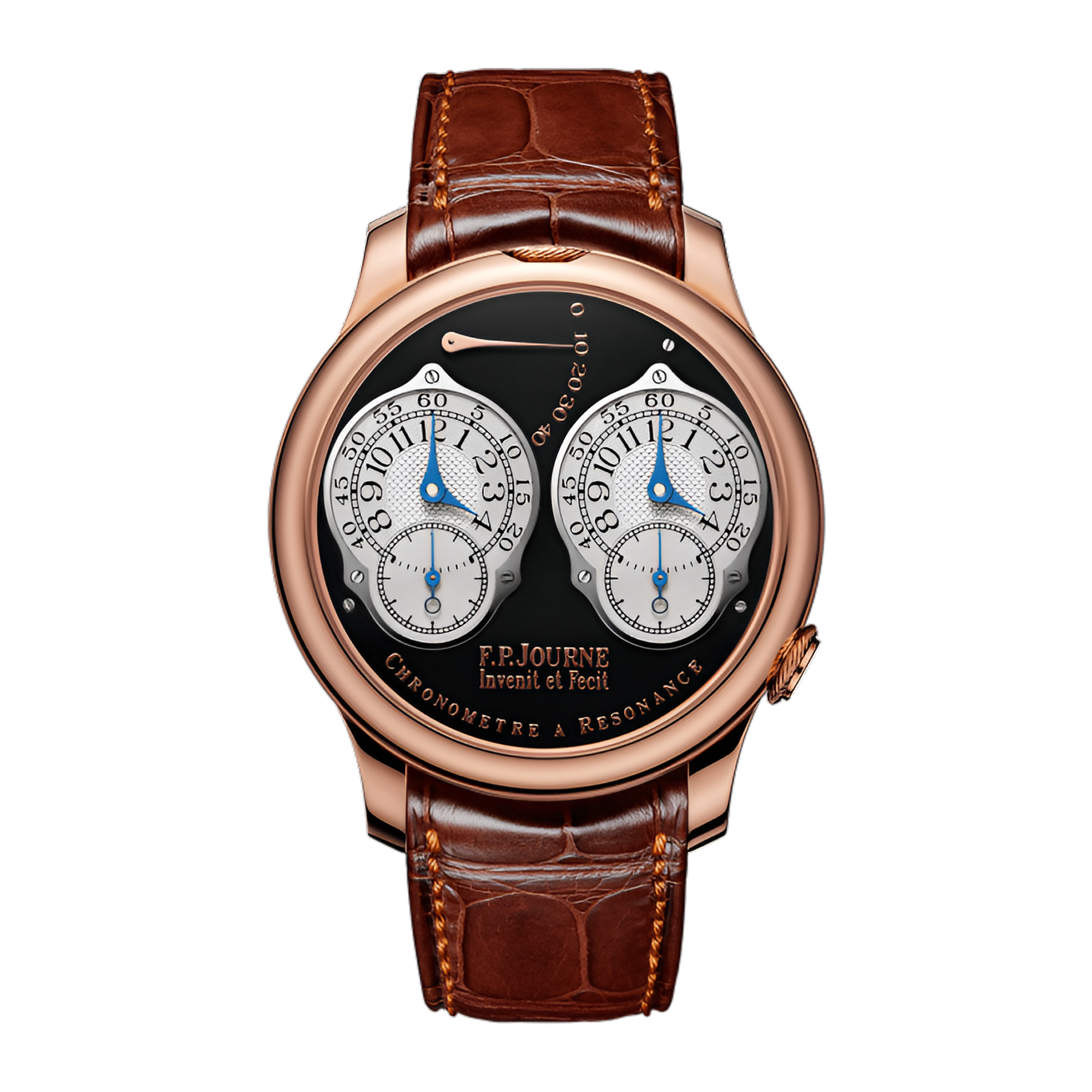 Chronometre Chronomètre À Résonance Rose Gold Silver Dial 40mm Product Image