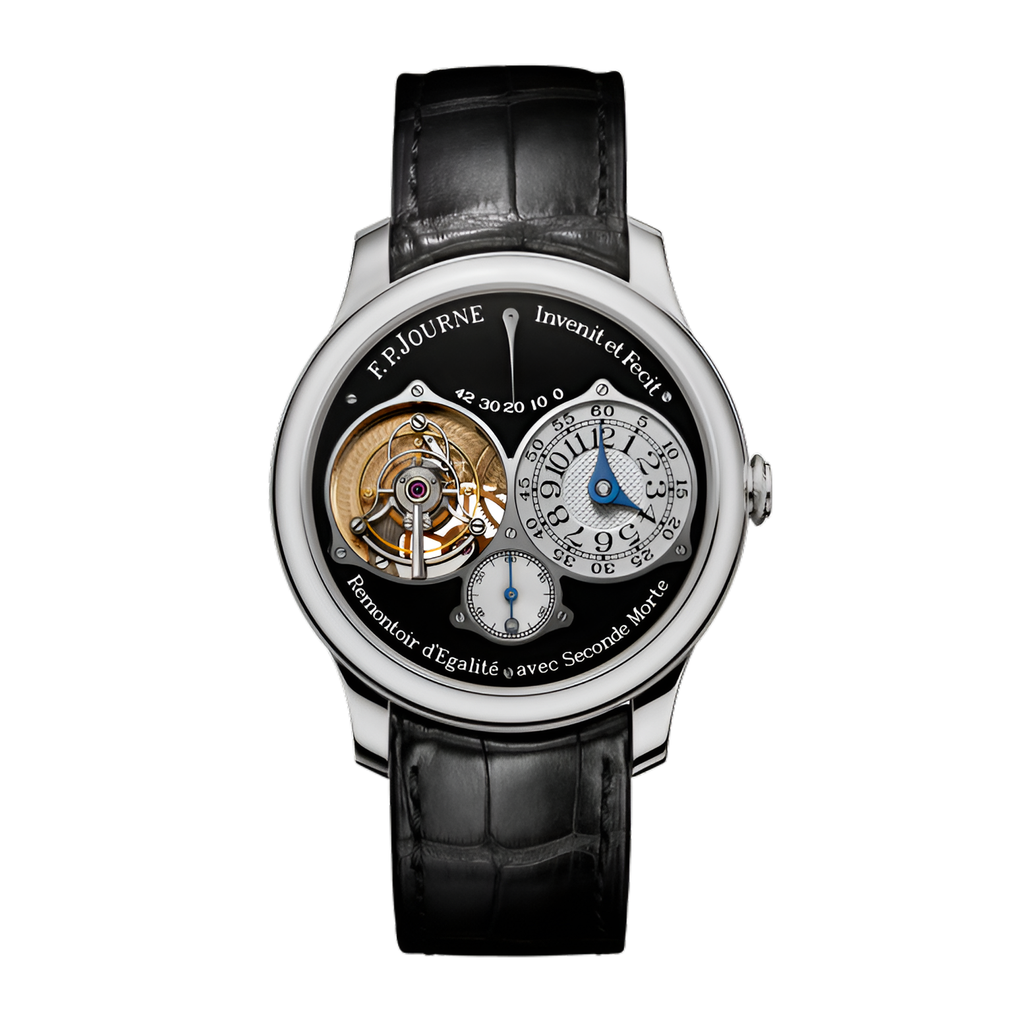 Tourbillon Souverain Platinum Black Dial 32mm Product Image