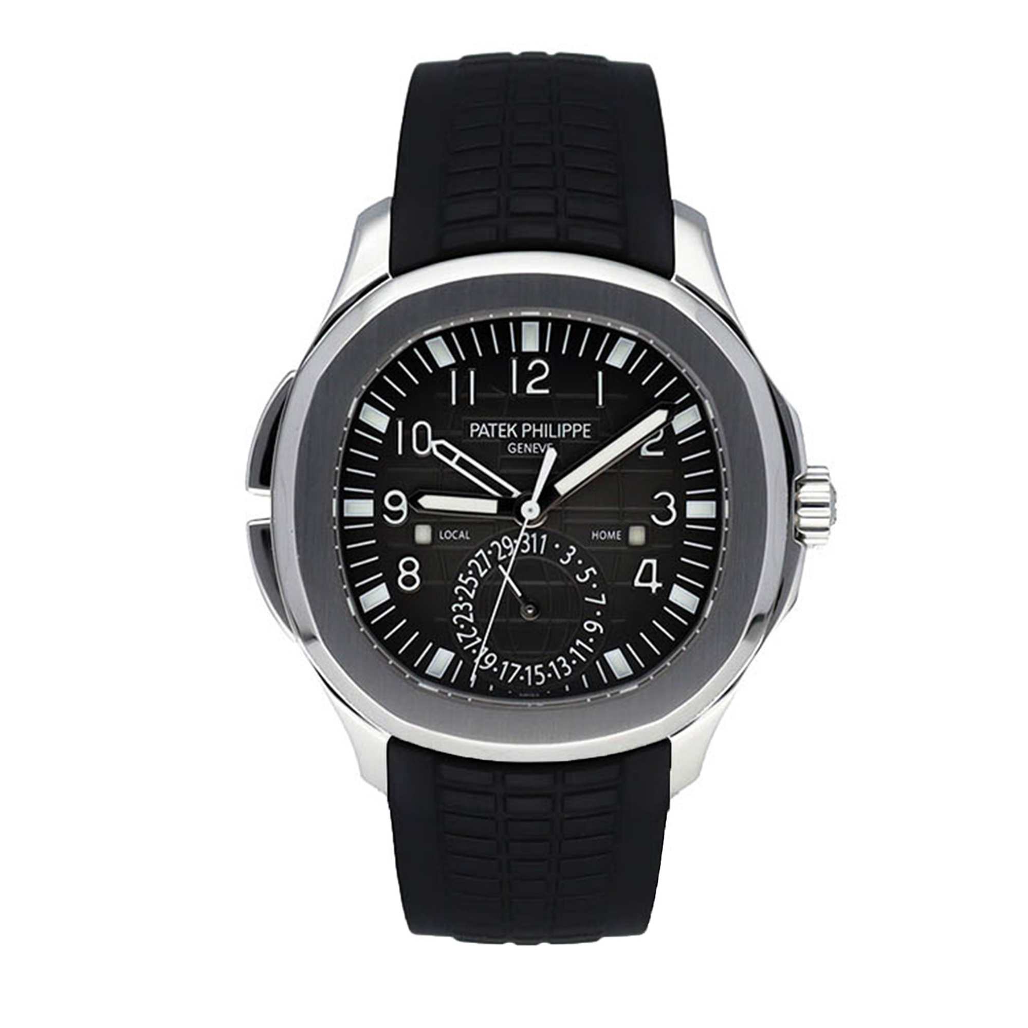 Aquanaut Travel Time Steel Black Dial 40mm Product Image 1