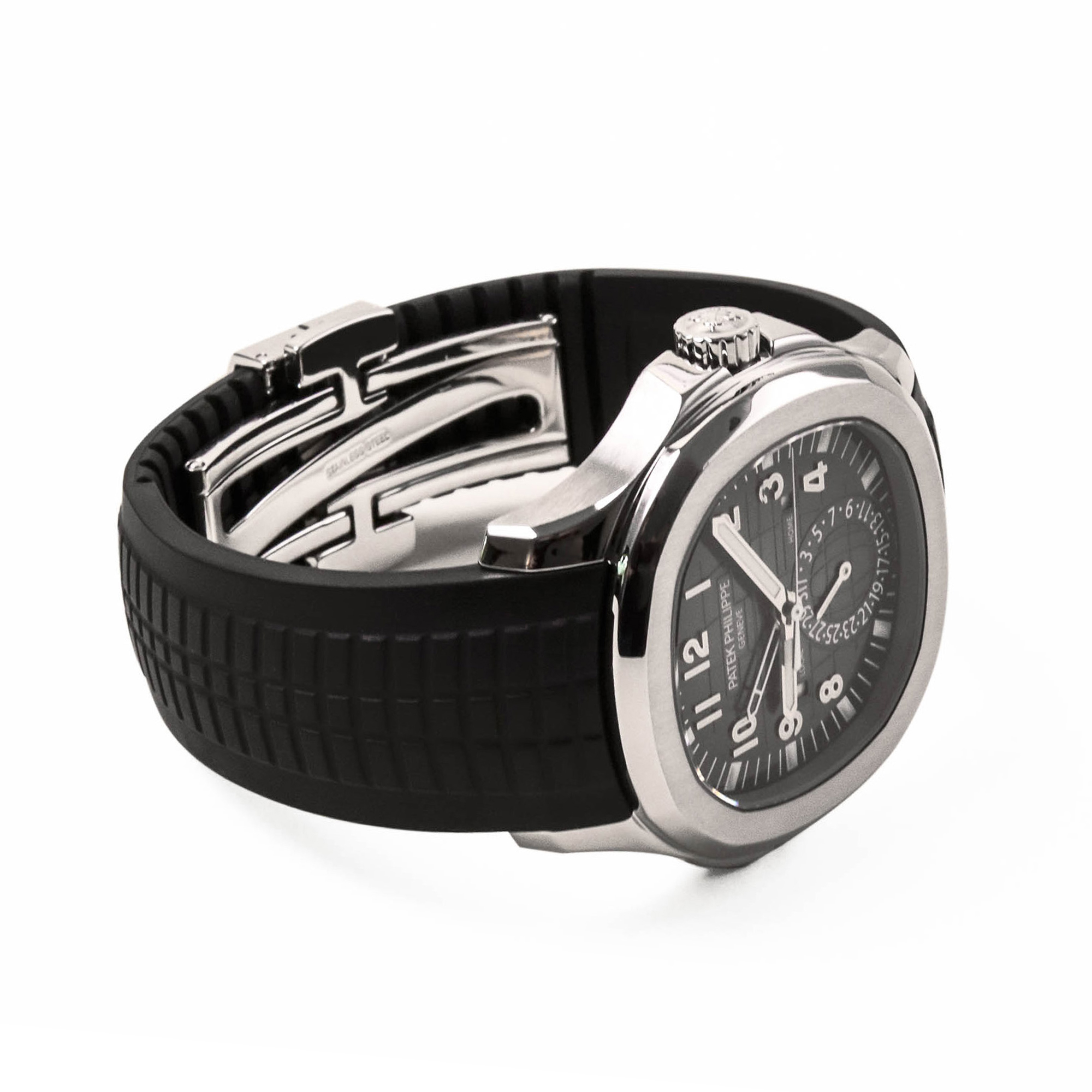 Aquanaut Travel Time Steel Black Dial 40mm Product Image 3