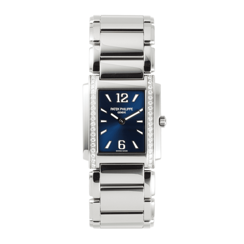 Twenty~4 Manchette Steel Diamond Blue Dial 25mm Product Image