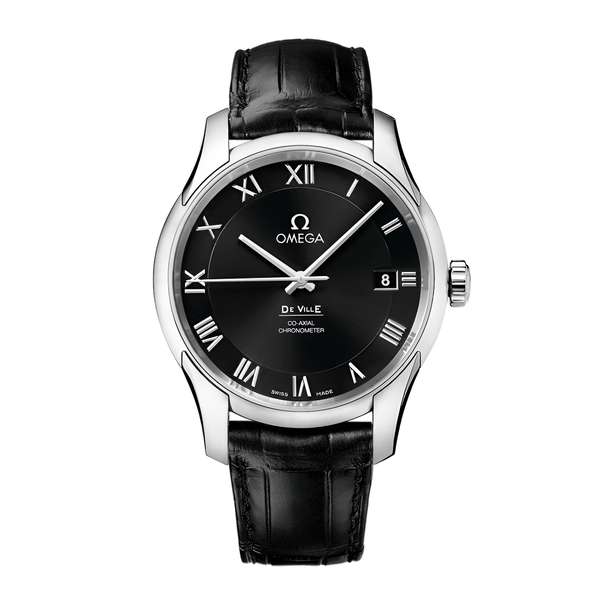 De Ville Steel Black Dial 41mm Product Image