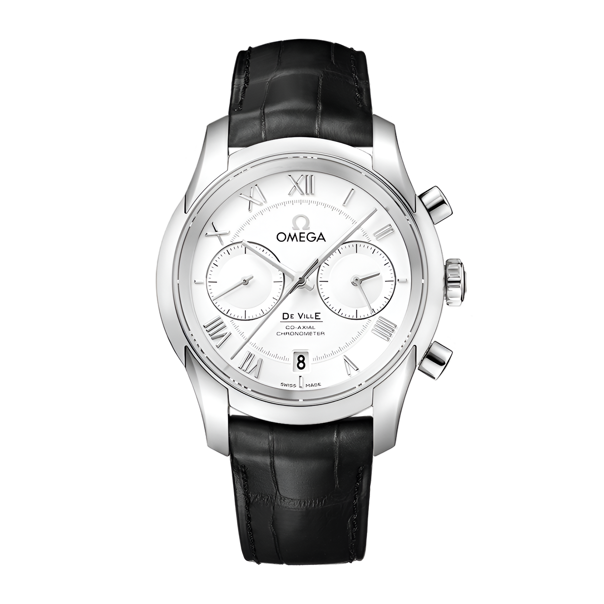 De Ville Chronograph Steel Silver Dial 42mm Product Image