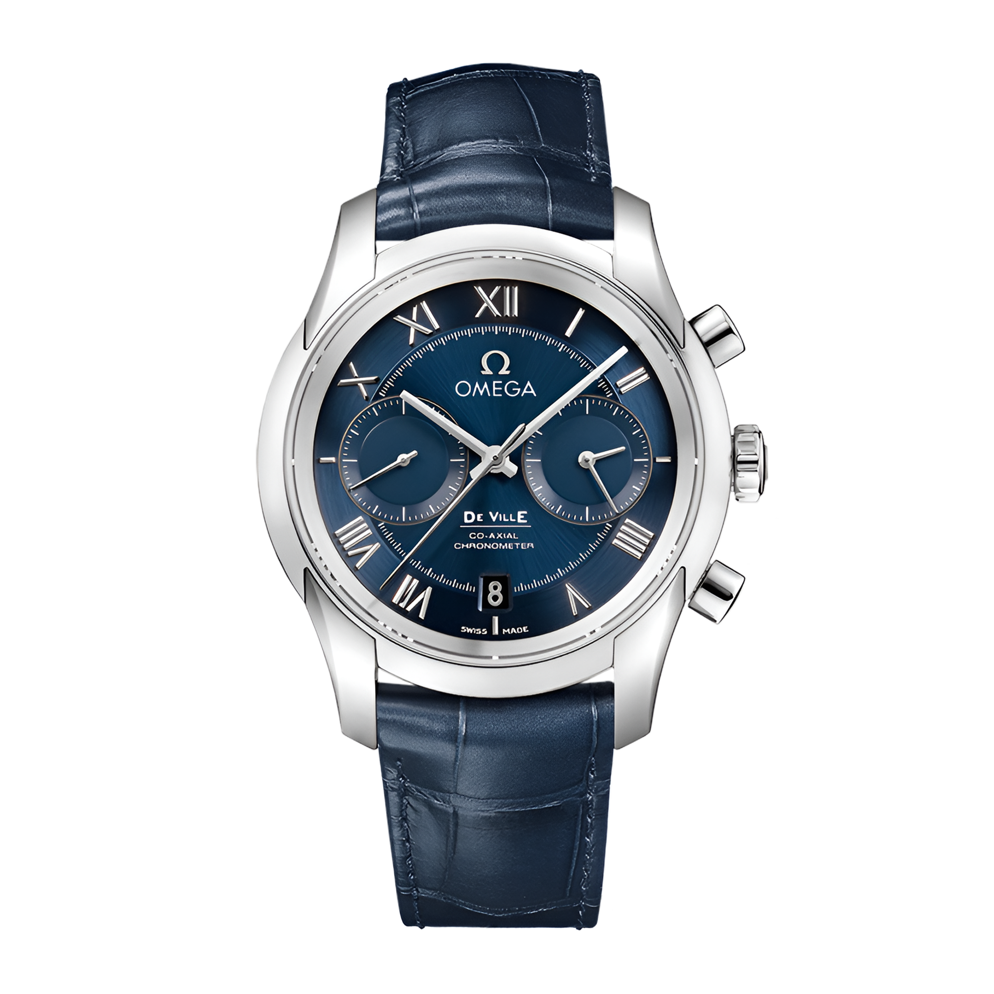 De Ville Chronograph Steel Blue Dial 42mm Product Image