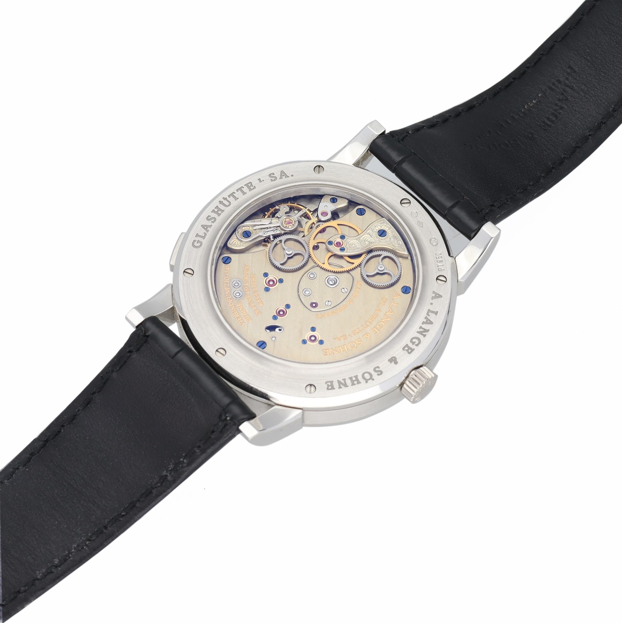 Lange 1 Timezone Platinum Silver Dial 42mm Product Image 7