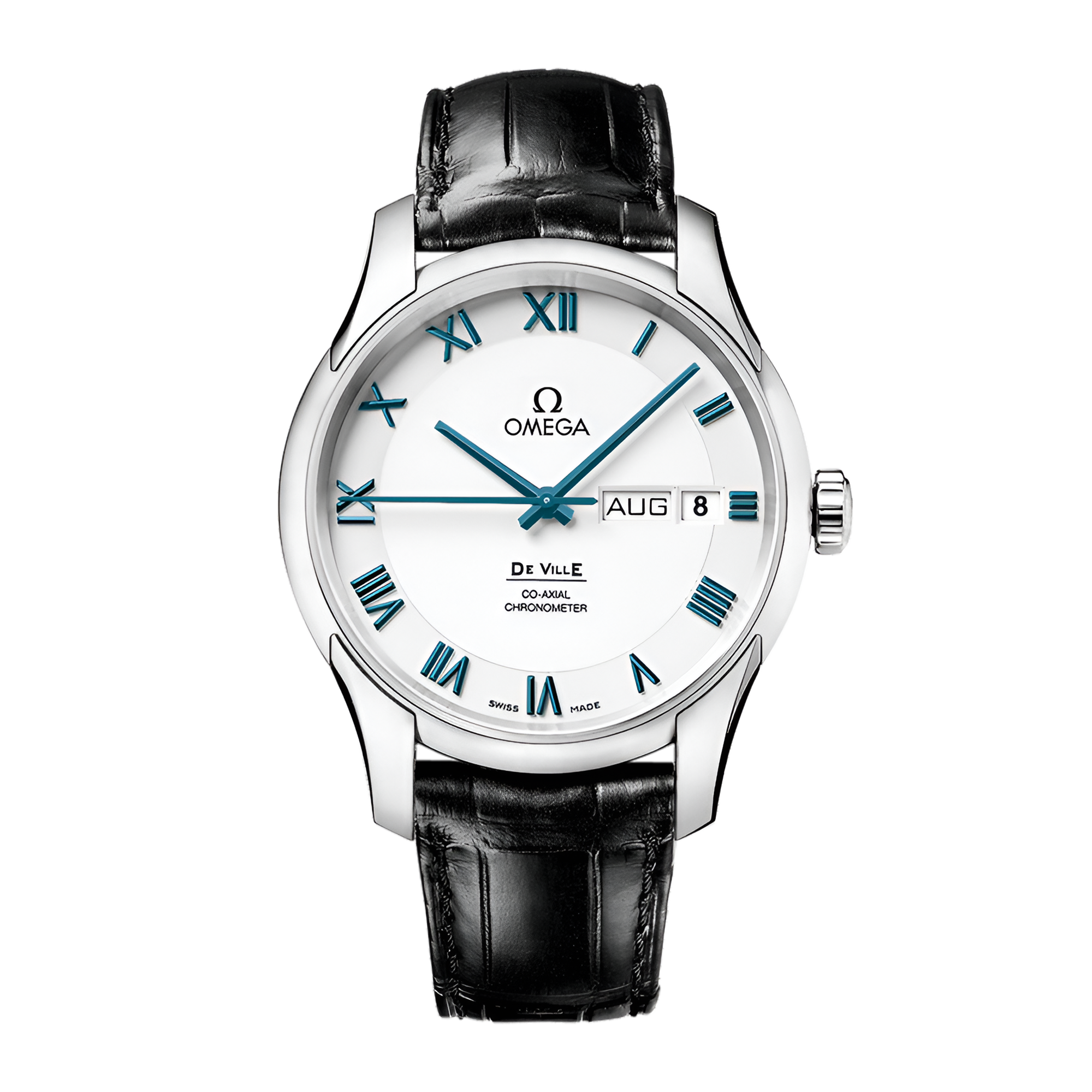 De Ville Annual Calendar Platinum White Dial 41mm Product Image