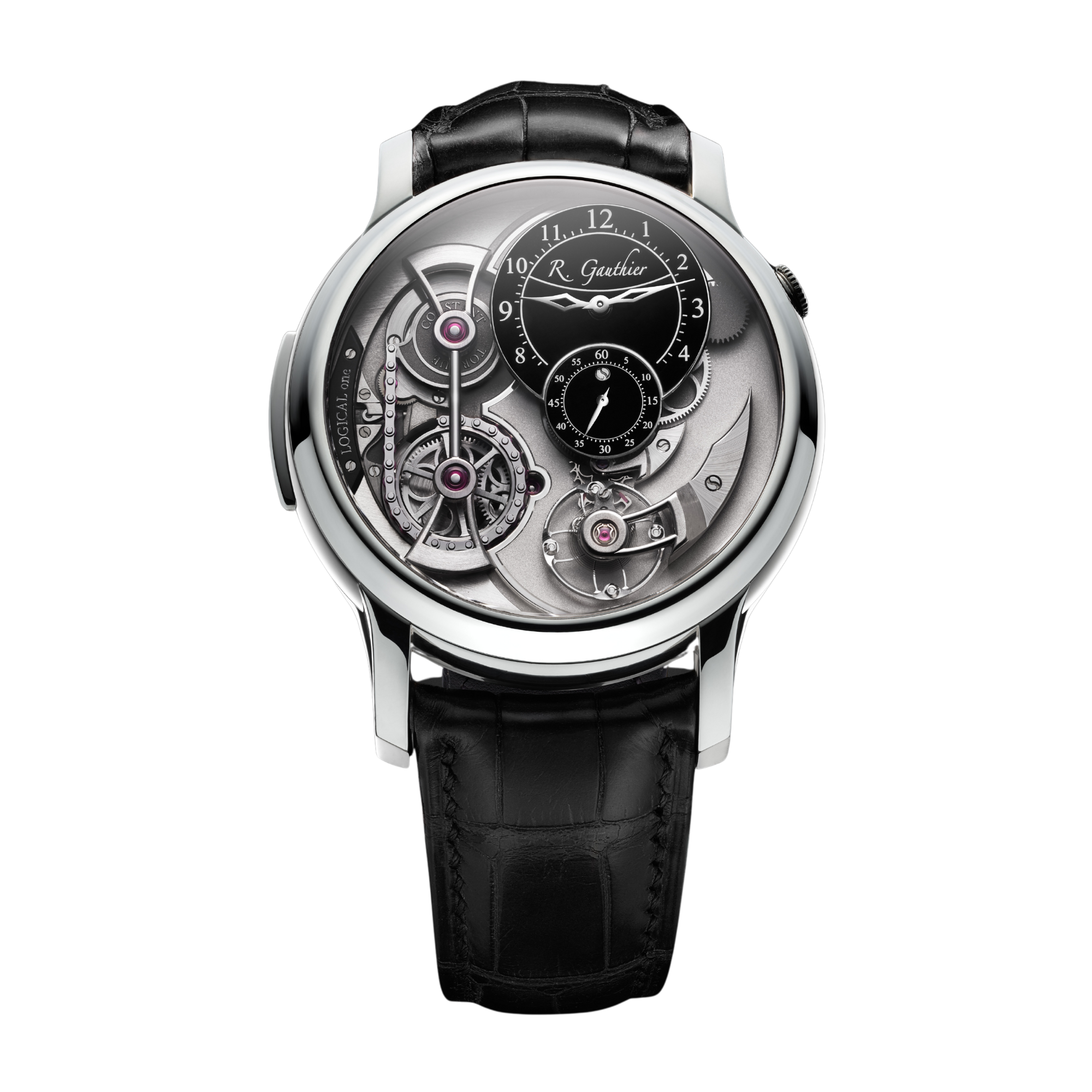 Logical One 43 Platinum Black Dial Limited Edition Product Image