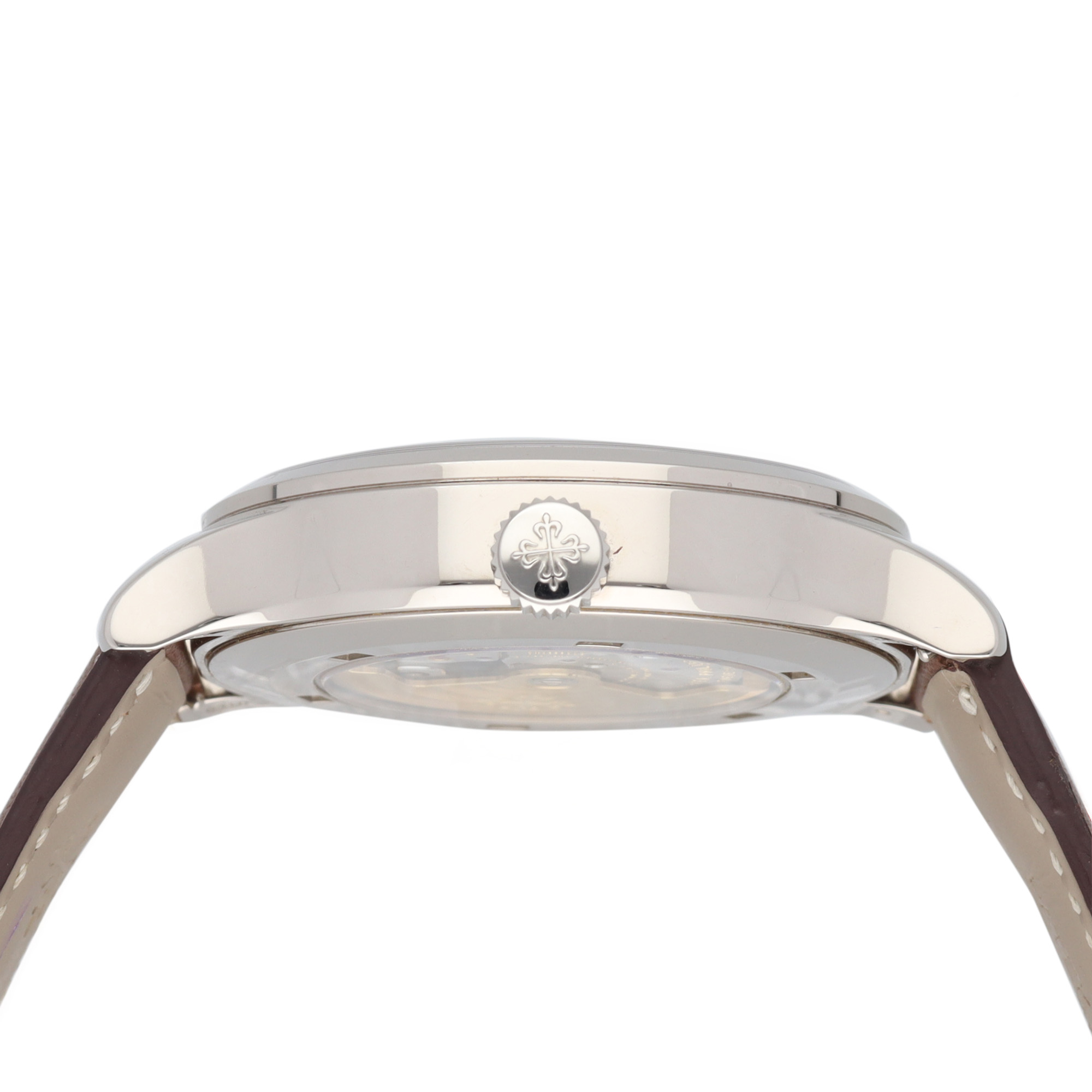 Complications Calatrava Pilot Travel Time White Gold Blue Dial 42mm Product Image 5