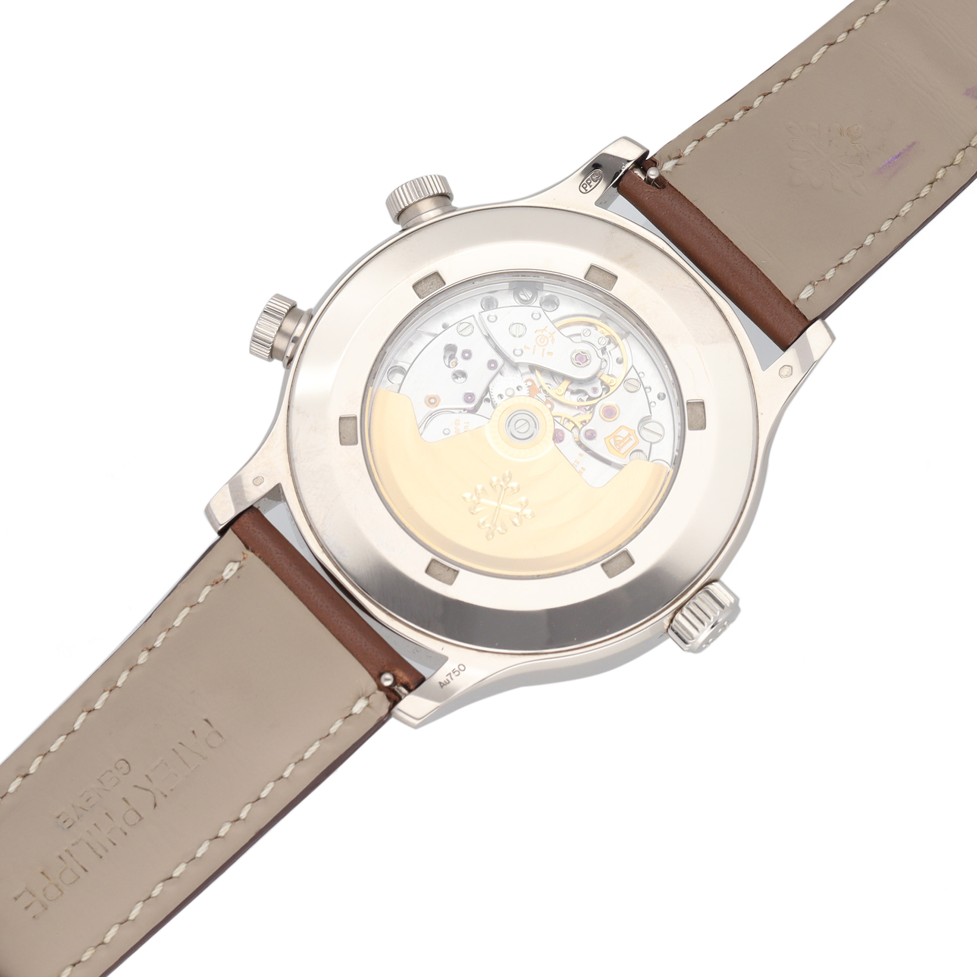 Complications Calatrava Pilot Travel Time White Gold Blue Dial 42mm Product Image 7