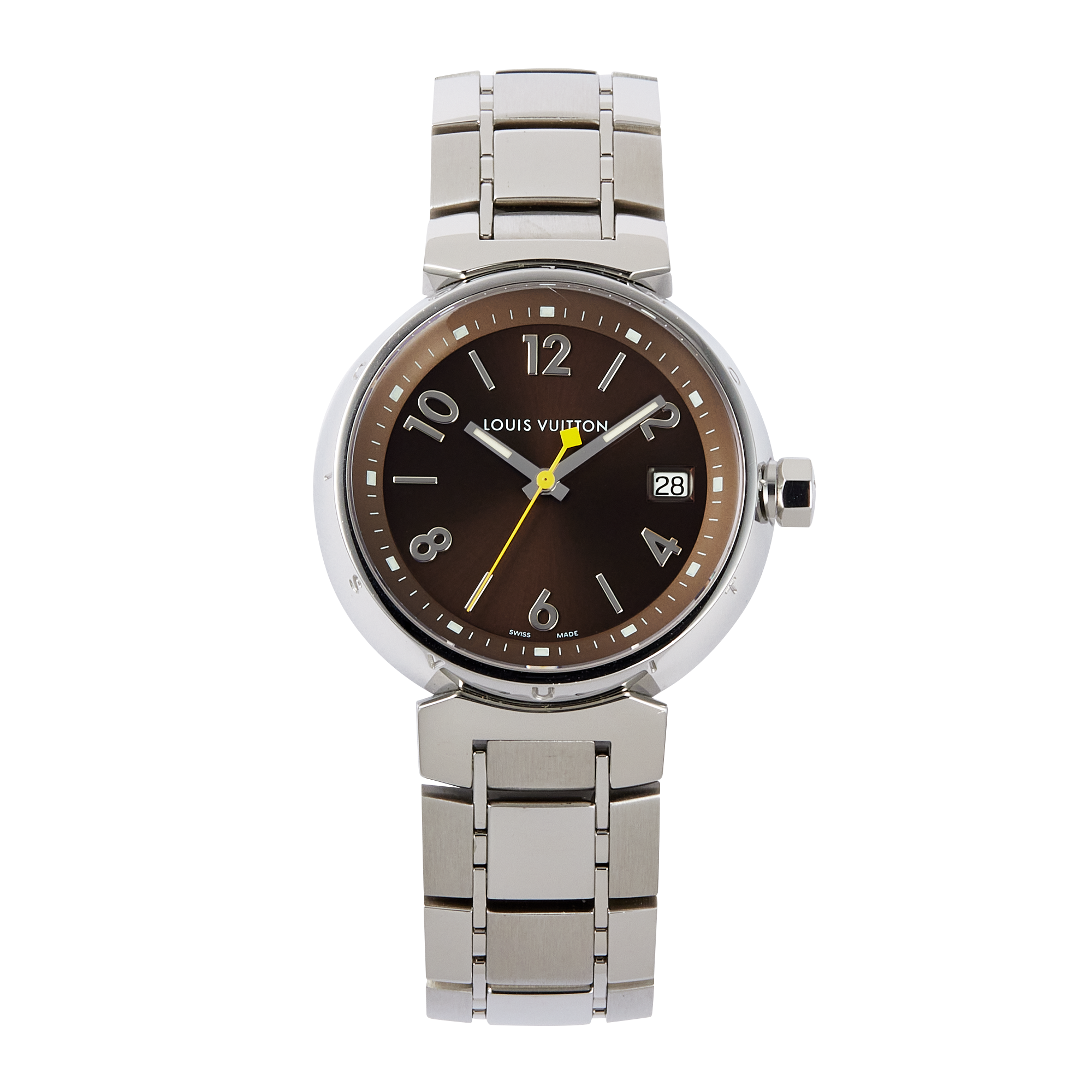 Tambour 33 Quartz Stainless Steel Brown Dial Product Image