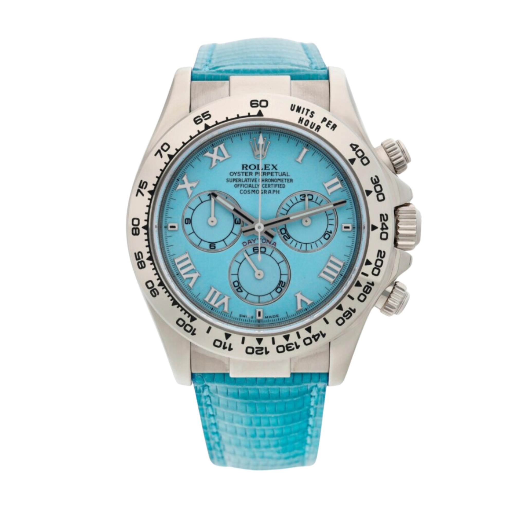 Daytona "Beach" White Gold Turquoise Dial 40mm Product Image