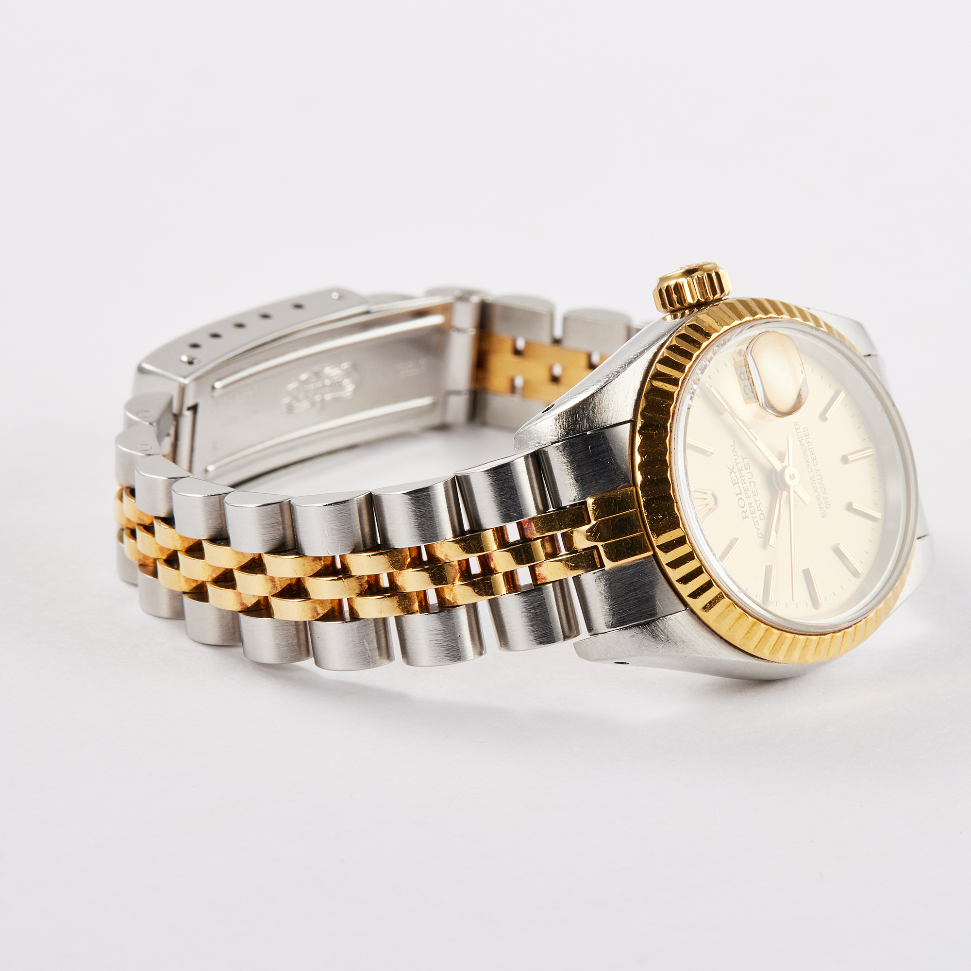 Vintage Lady-Datejust Yellow Gold & Steel Jubilee Champagne Dial 26mm Product Image 4