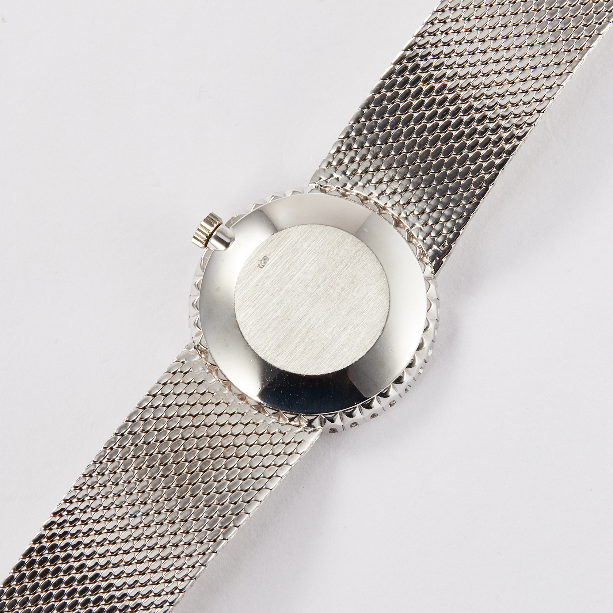 Vintage White Gold Diamond Blue Dial 23mm Product Image 5